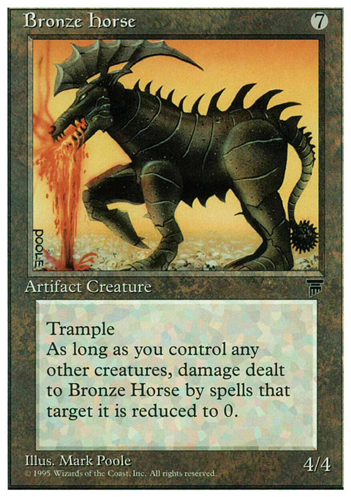 Bronze Horse magic card front