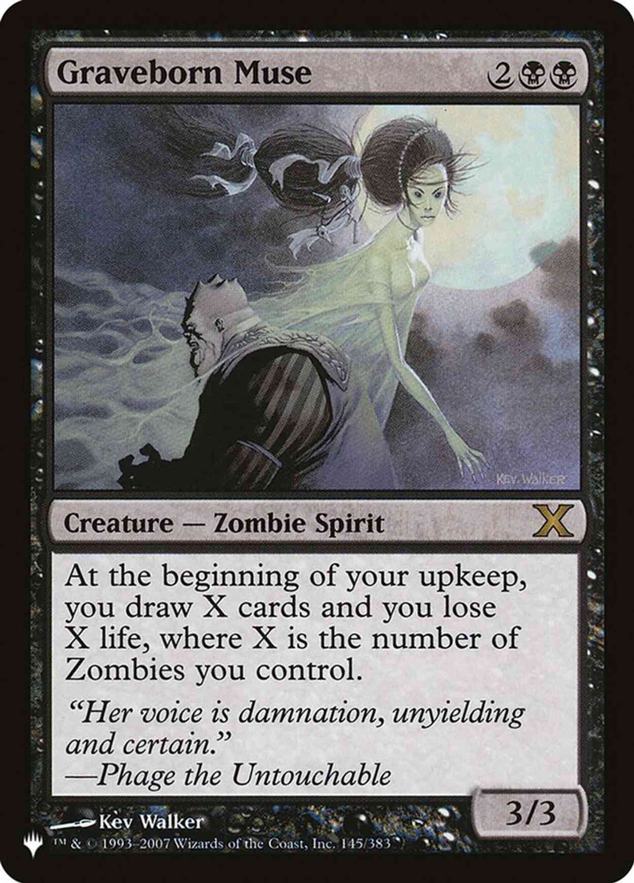 Graveborn Muse magic card front