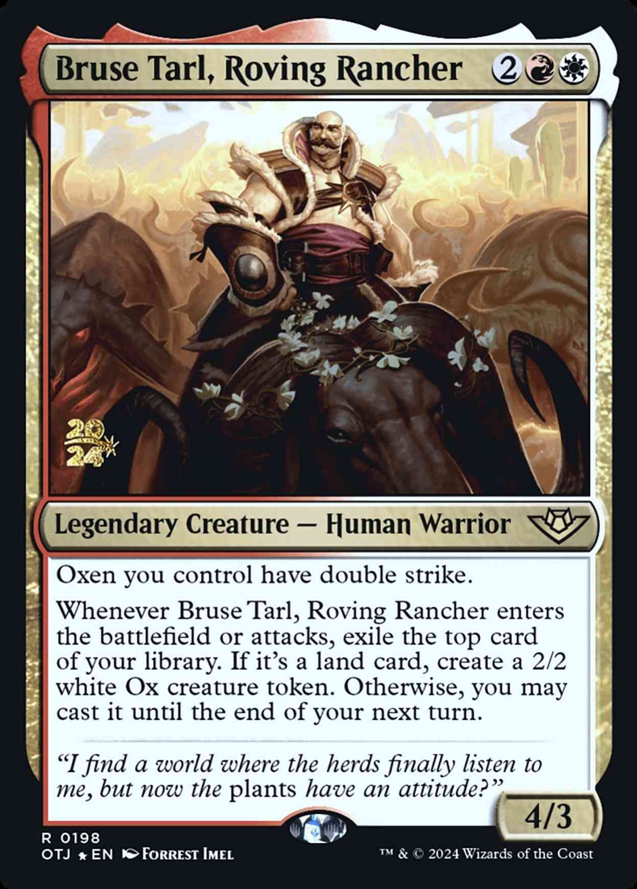 Bruse Tarl, Roving Rancher magic card front