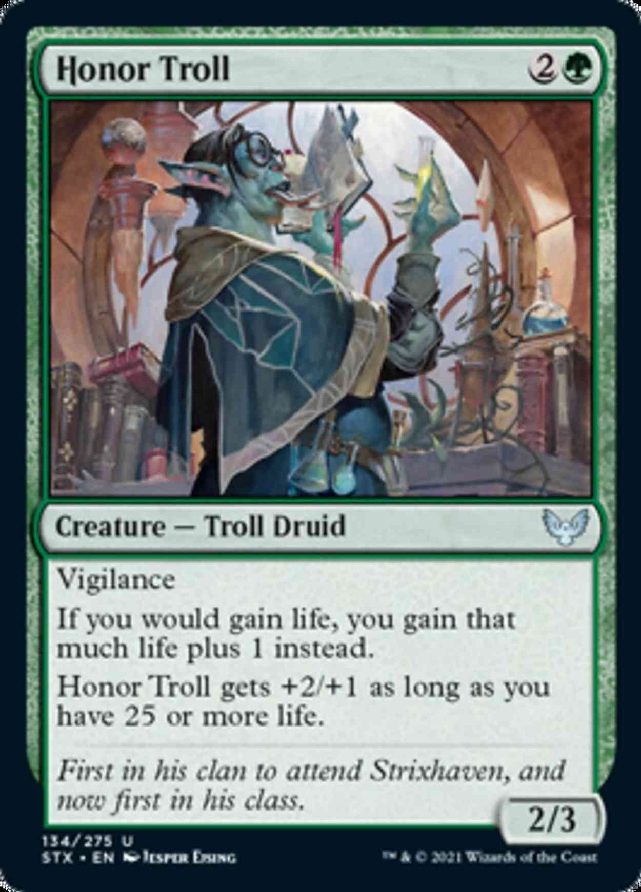 Honor Troll magic card front