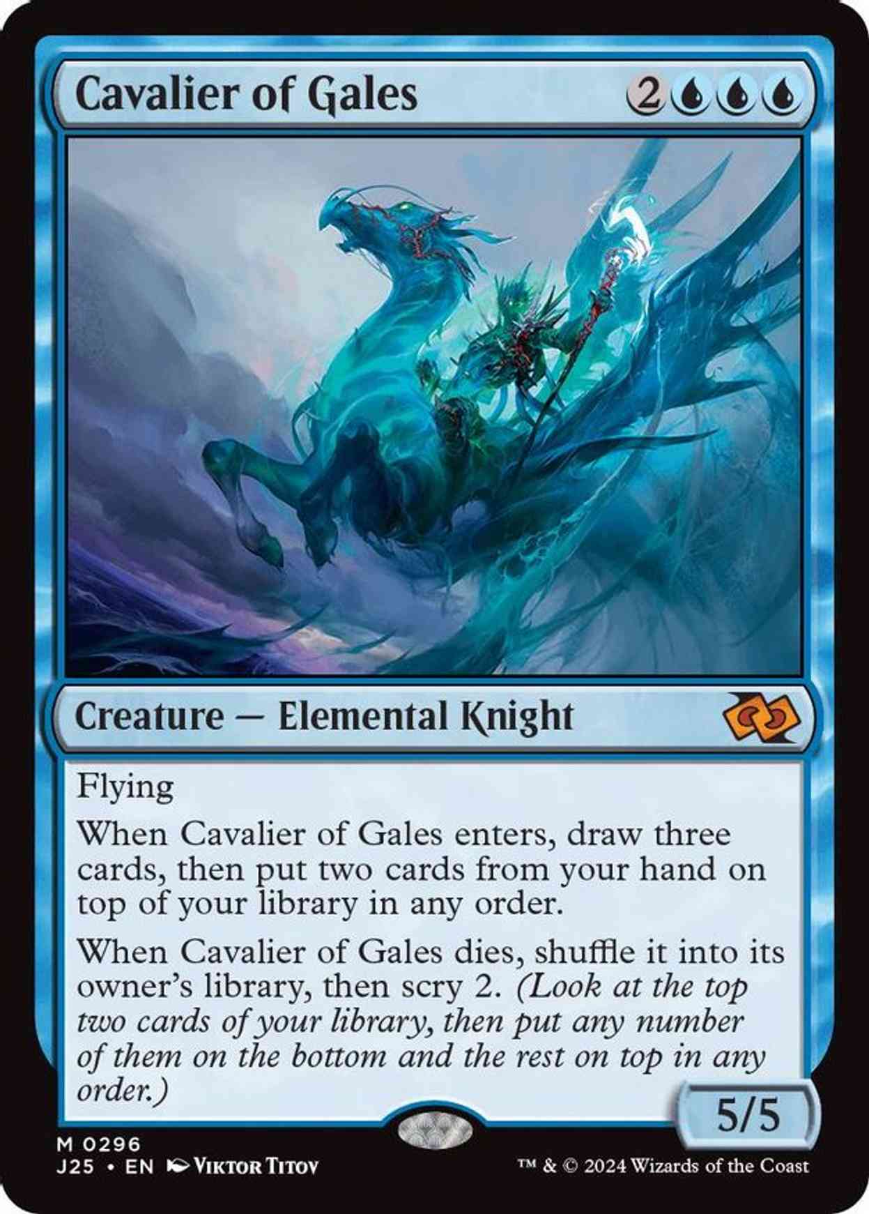 Cavalier of Gales magic card front