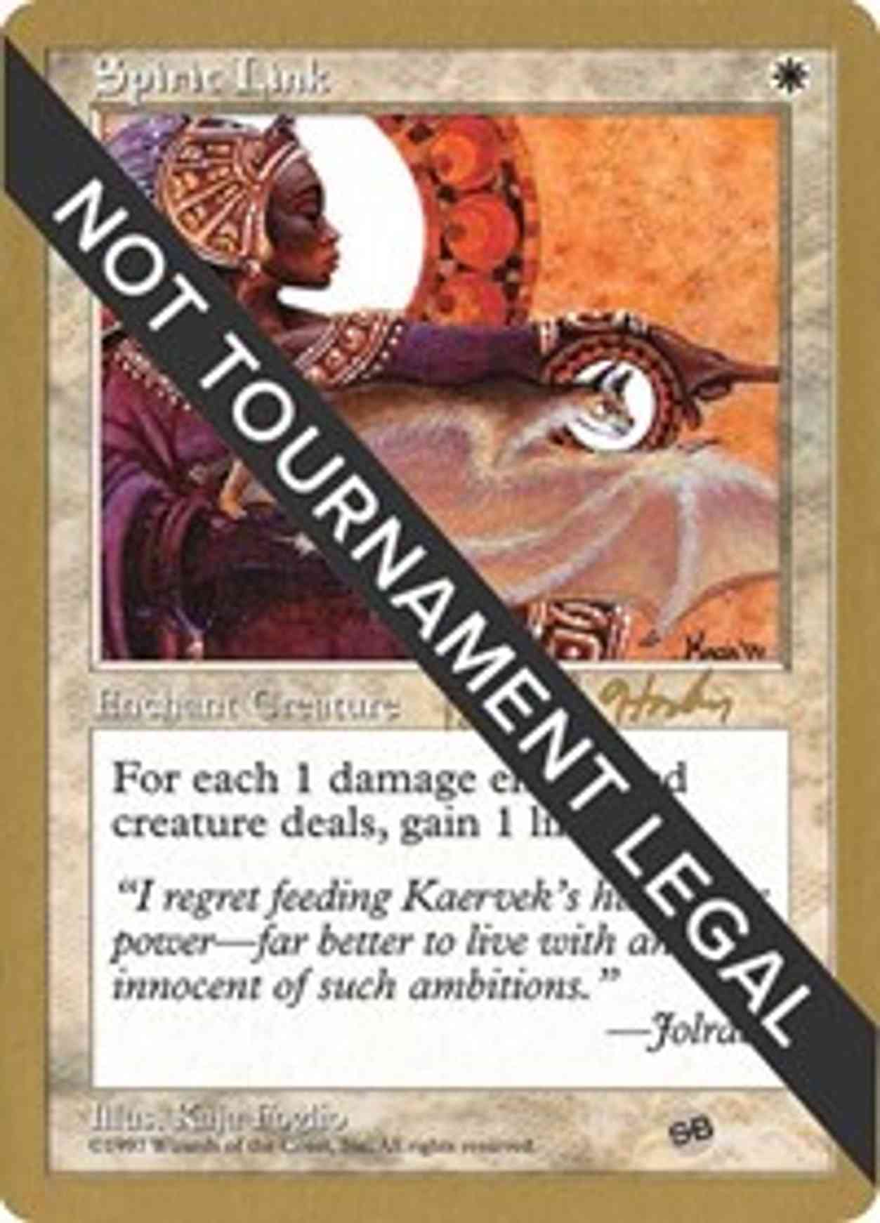Spirit Link - 1998 Brian Selden (5ED) (SB) magic card front