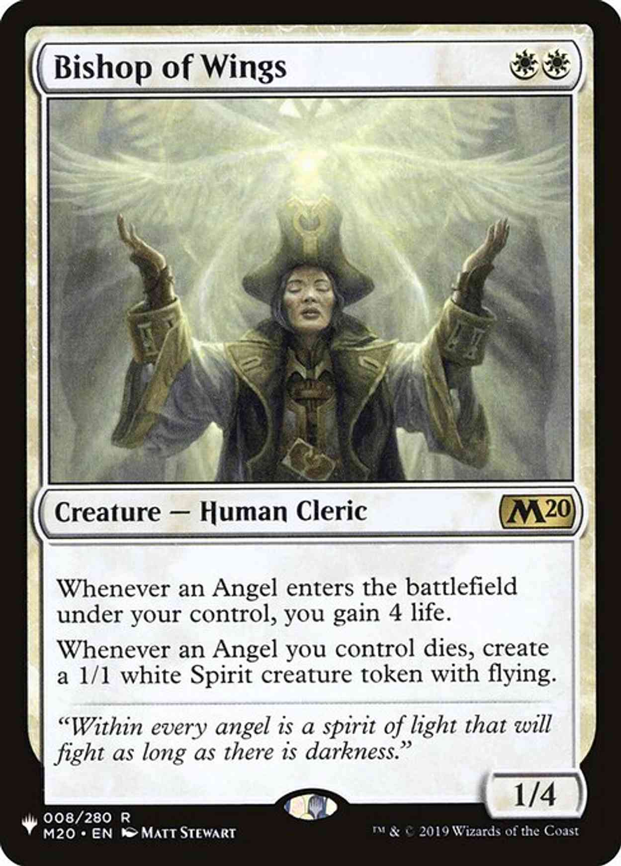 Bishop of Wings magic card front