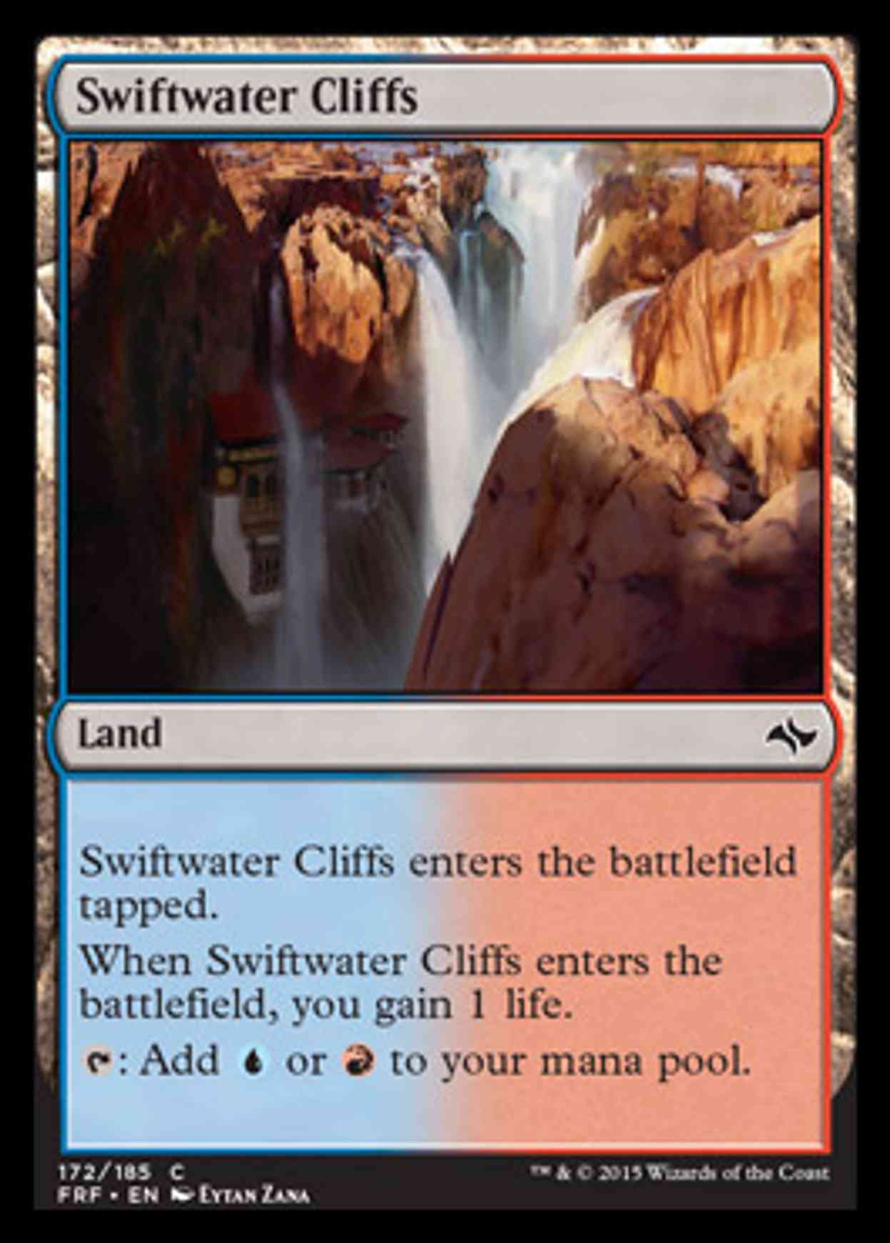 Swiftwater Cliffs magic card front