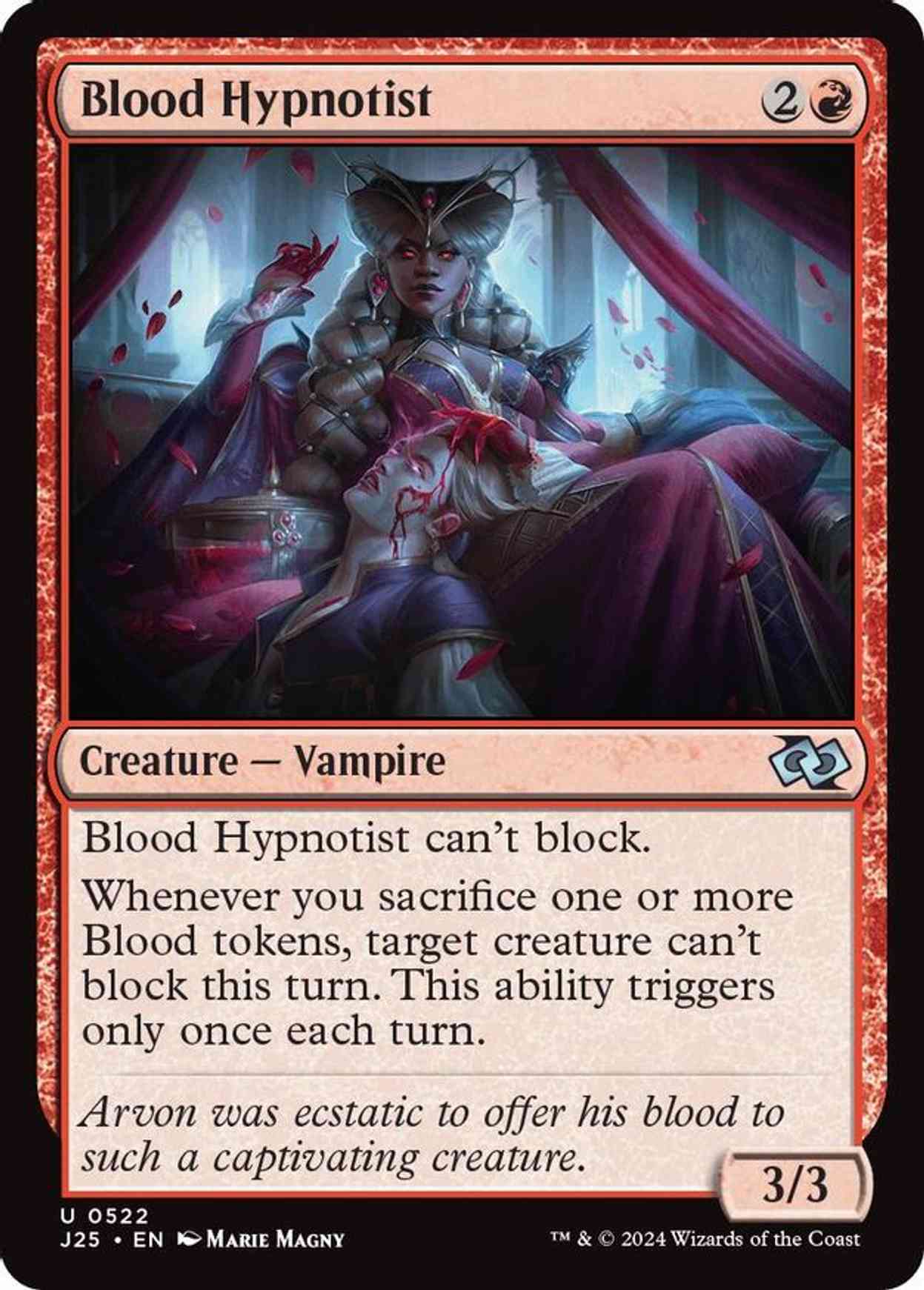 Blood Hypnotist magic card front