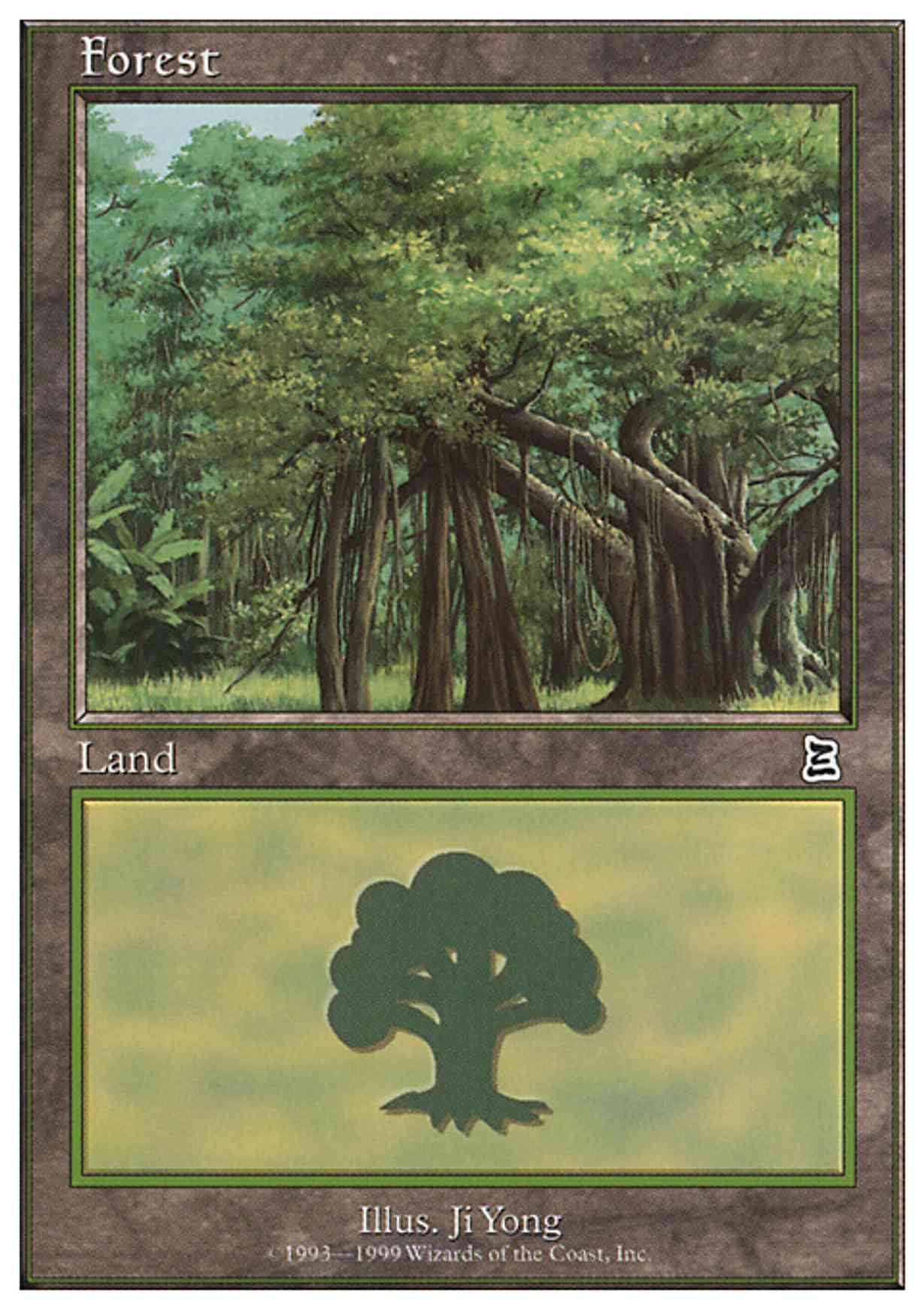 Forest (108) magic card front