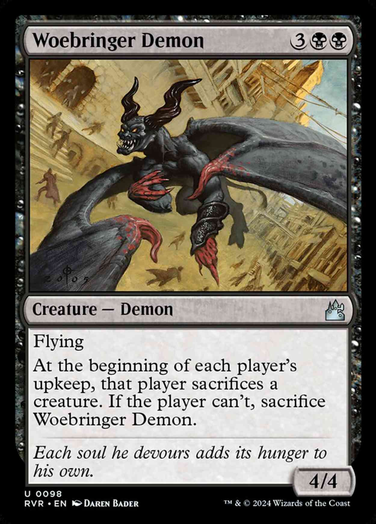 Woebringer Demon magic card front