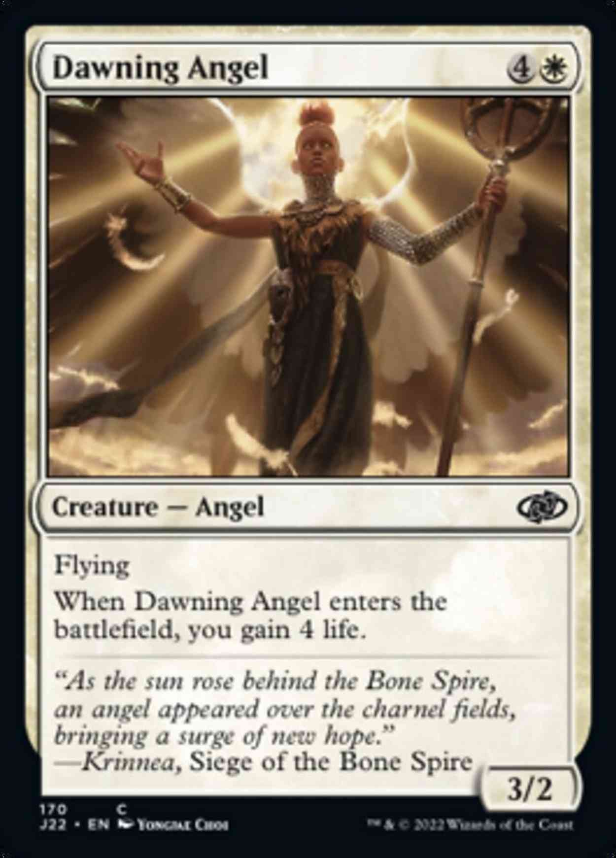 Dawning Angel magic card front