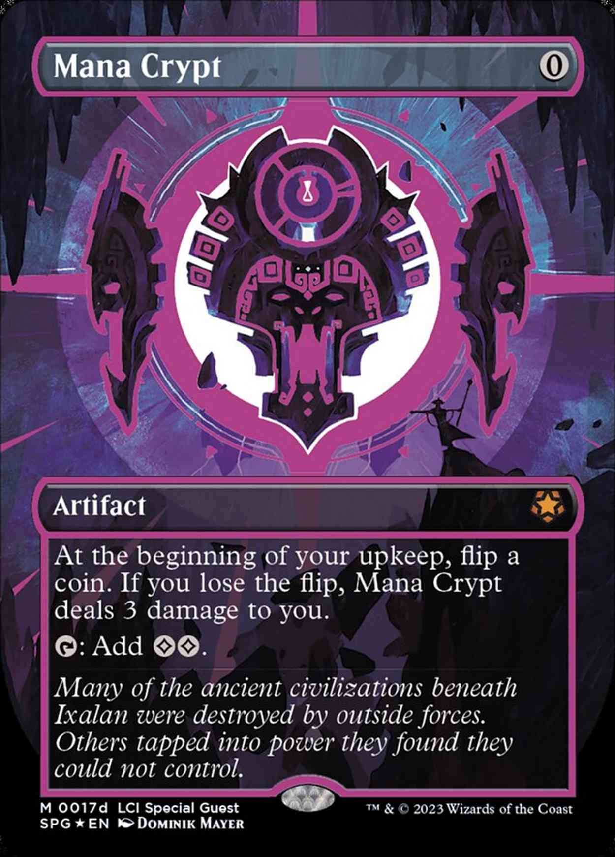 Mana Crypt (0017d) (Borderless) Price from mtg Special Guests