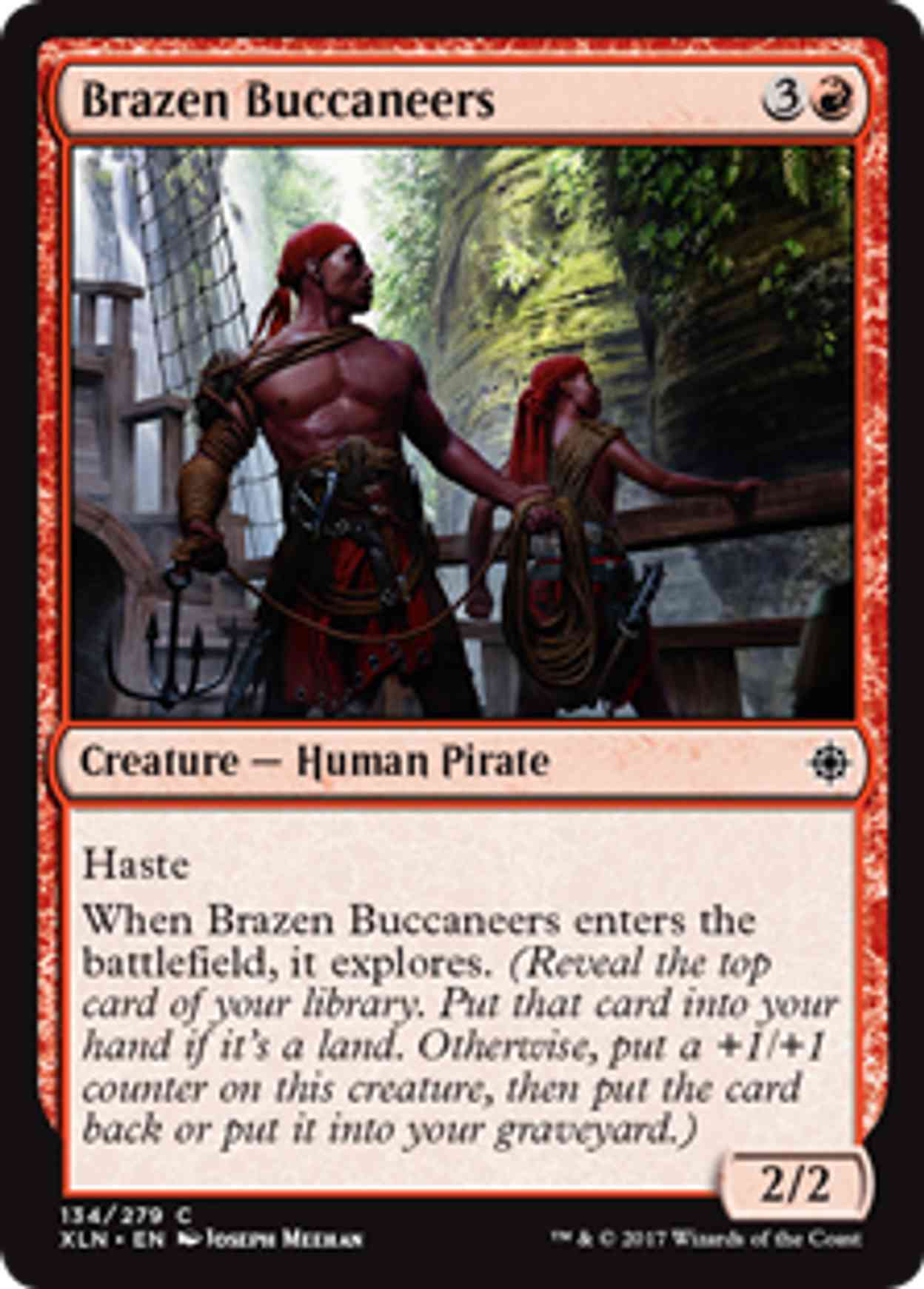 Brazen Buccaneers magic card front