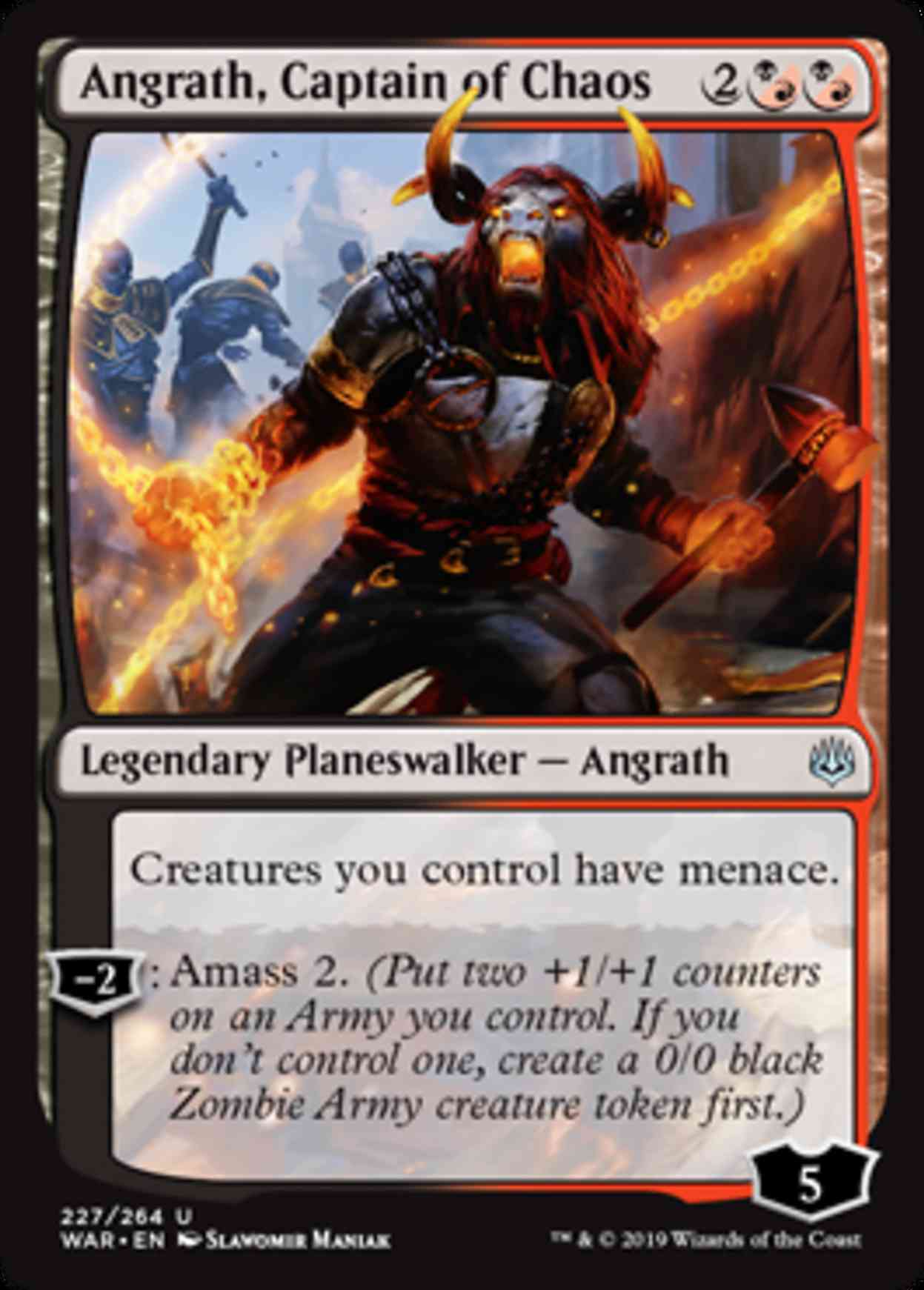 Angrath, Captain of Chaos magic card front