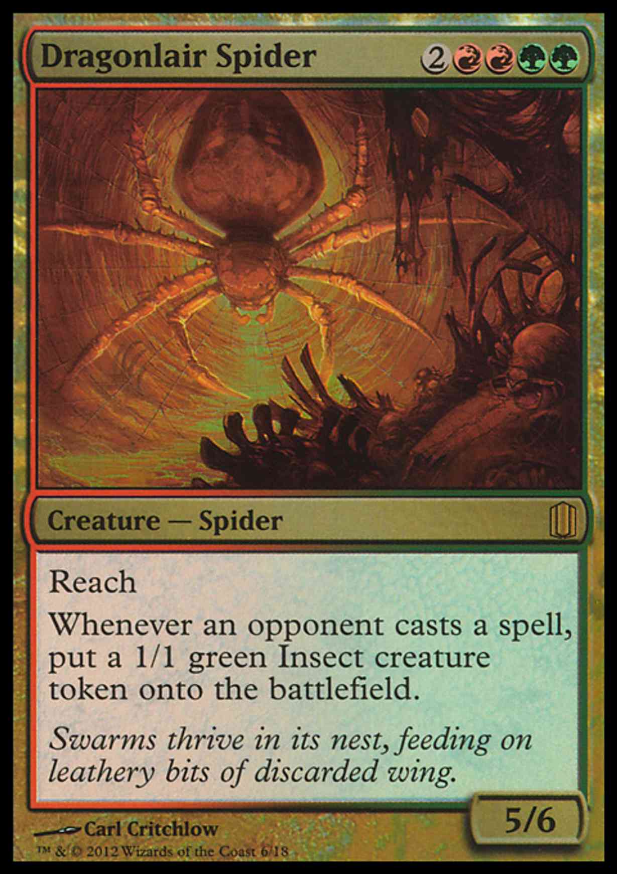 Dragonlair Spider magic card front
