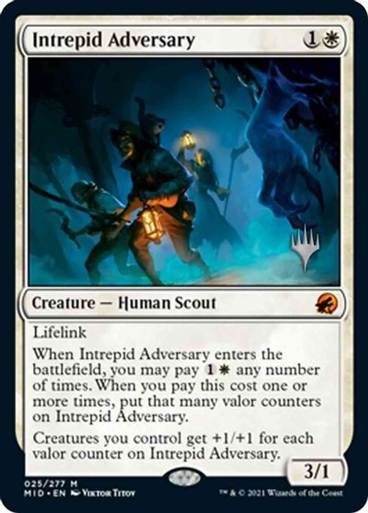 Intrepid Adversary magic card front