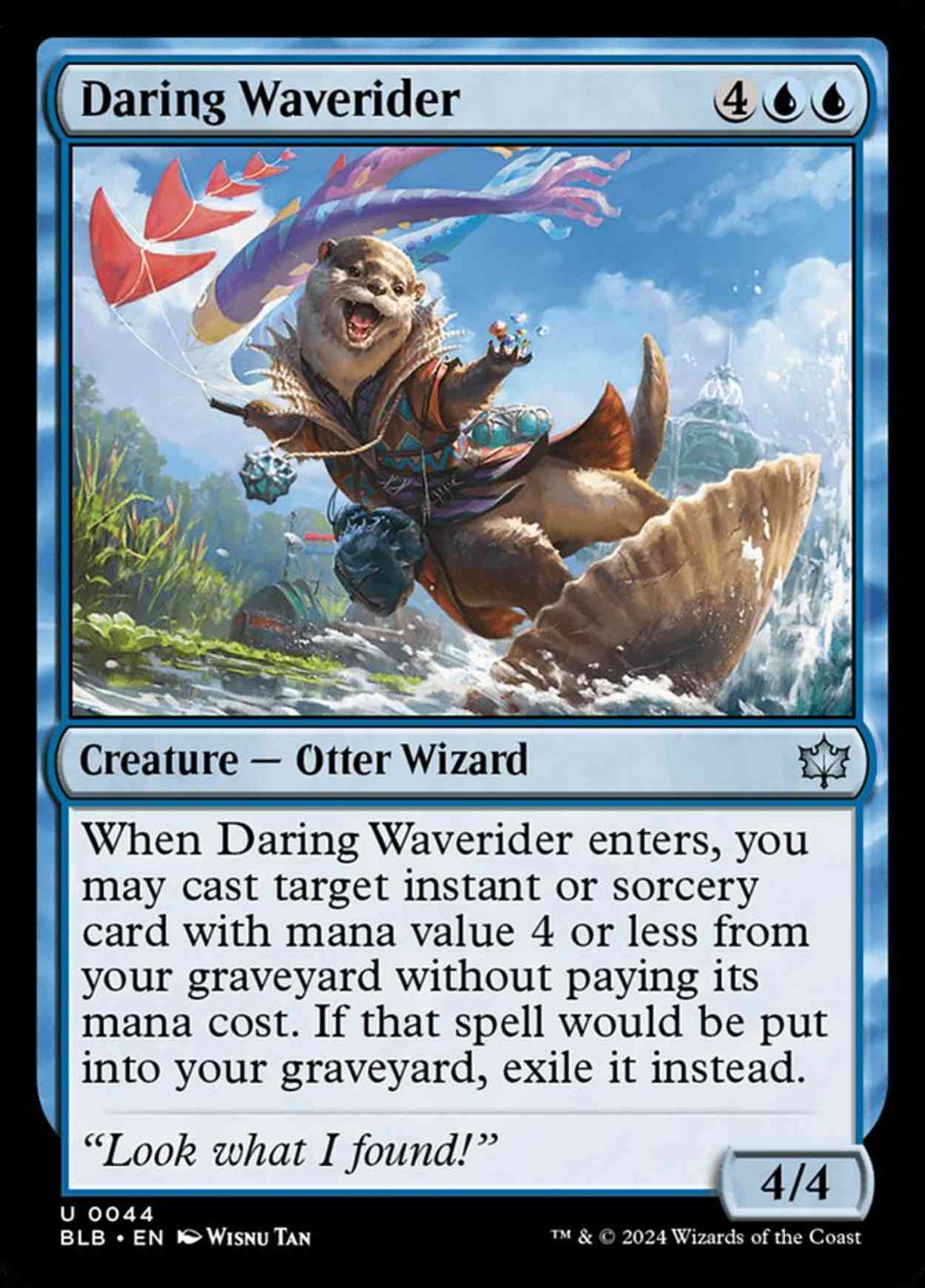 Daring Waverider magic card front