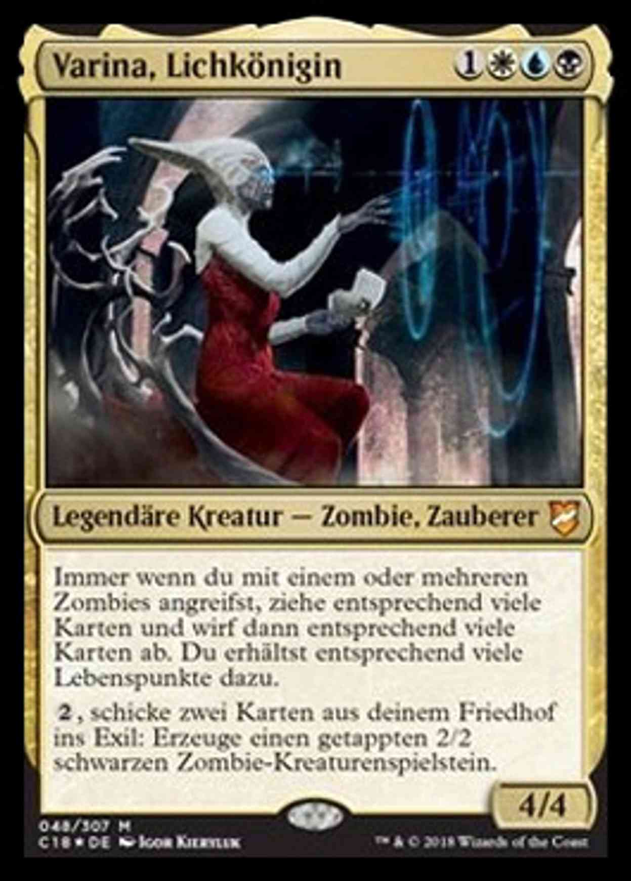 Varina, Lich Queen magic card front