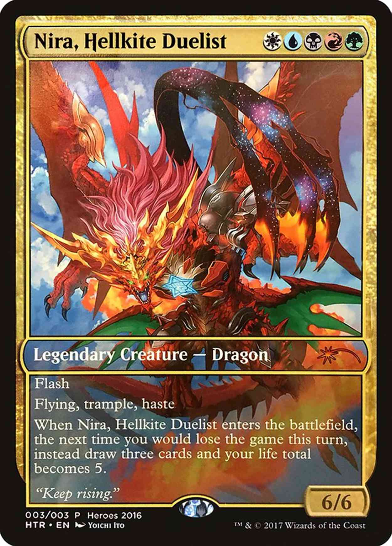 Nira, Hellkite Duelist magic card front