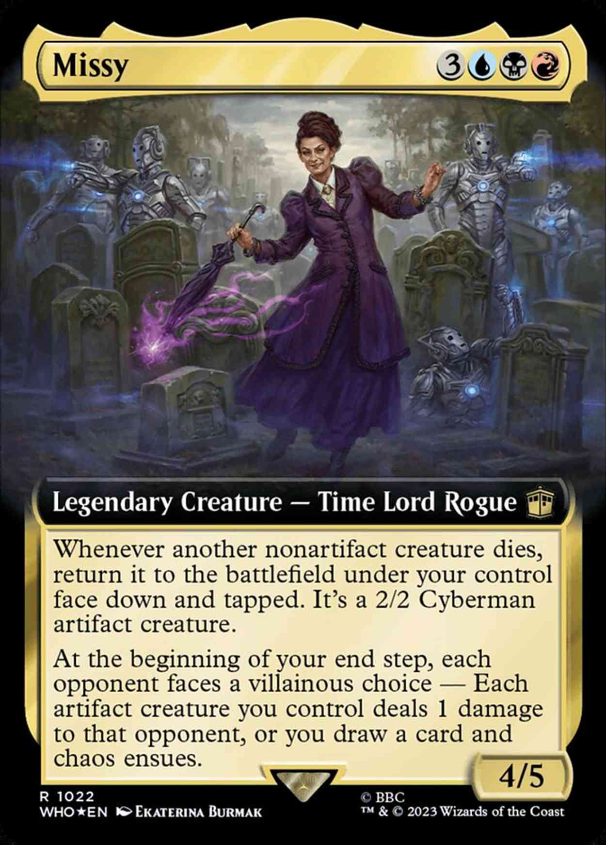 Missy (Extended Art) (Surge Foil) magic card front