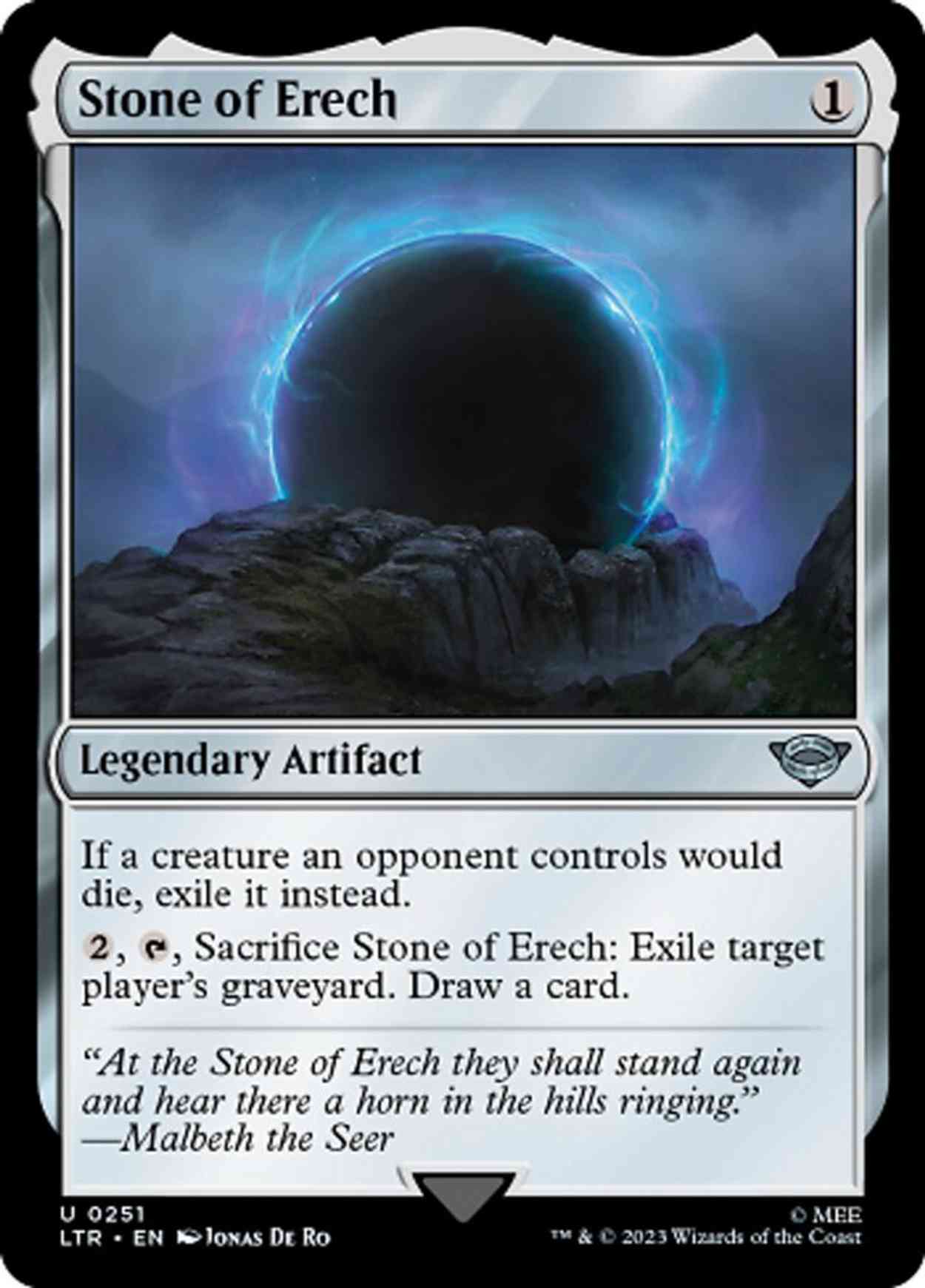 Stone of Erech magic card front