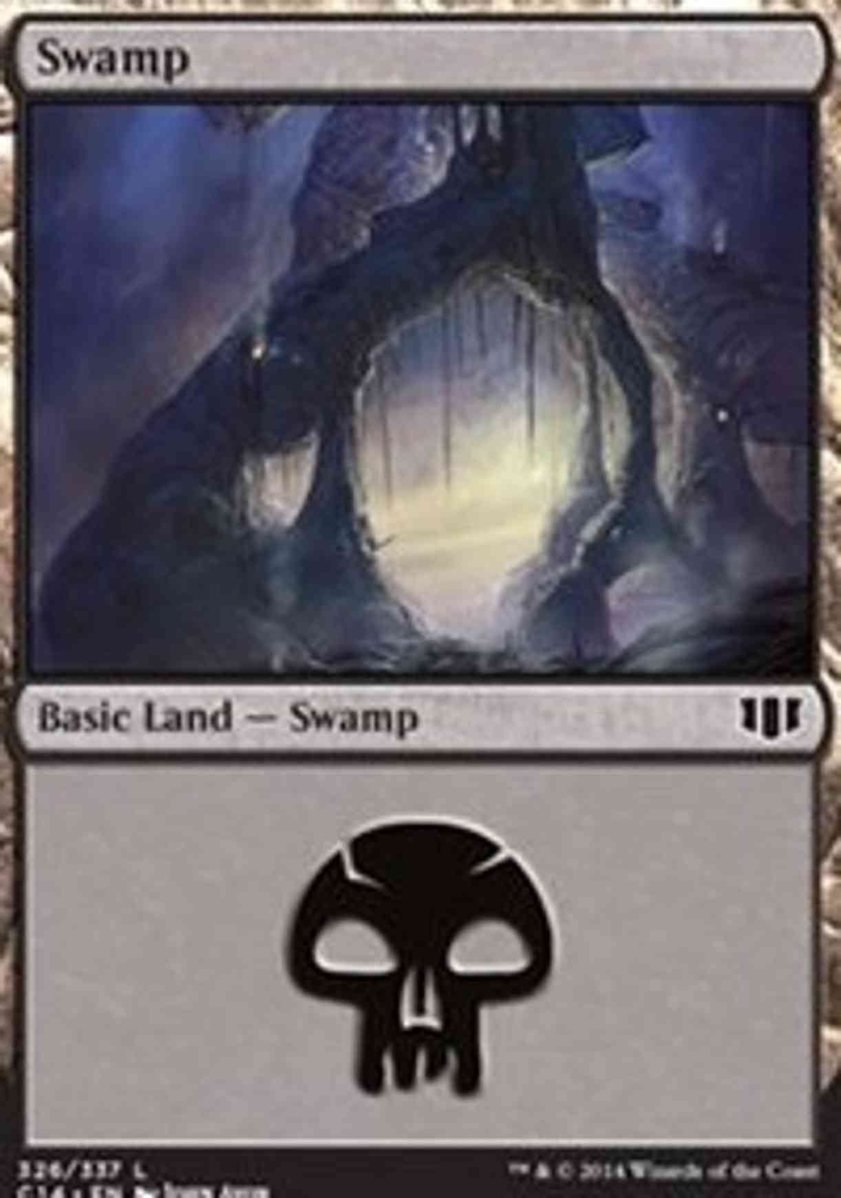 Swamp (326) magic card front