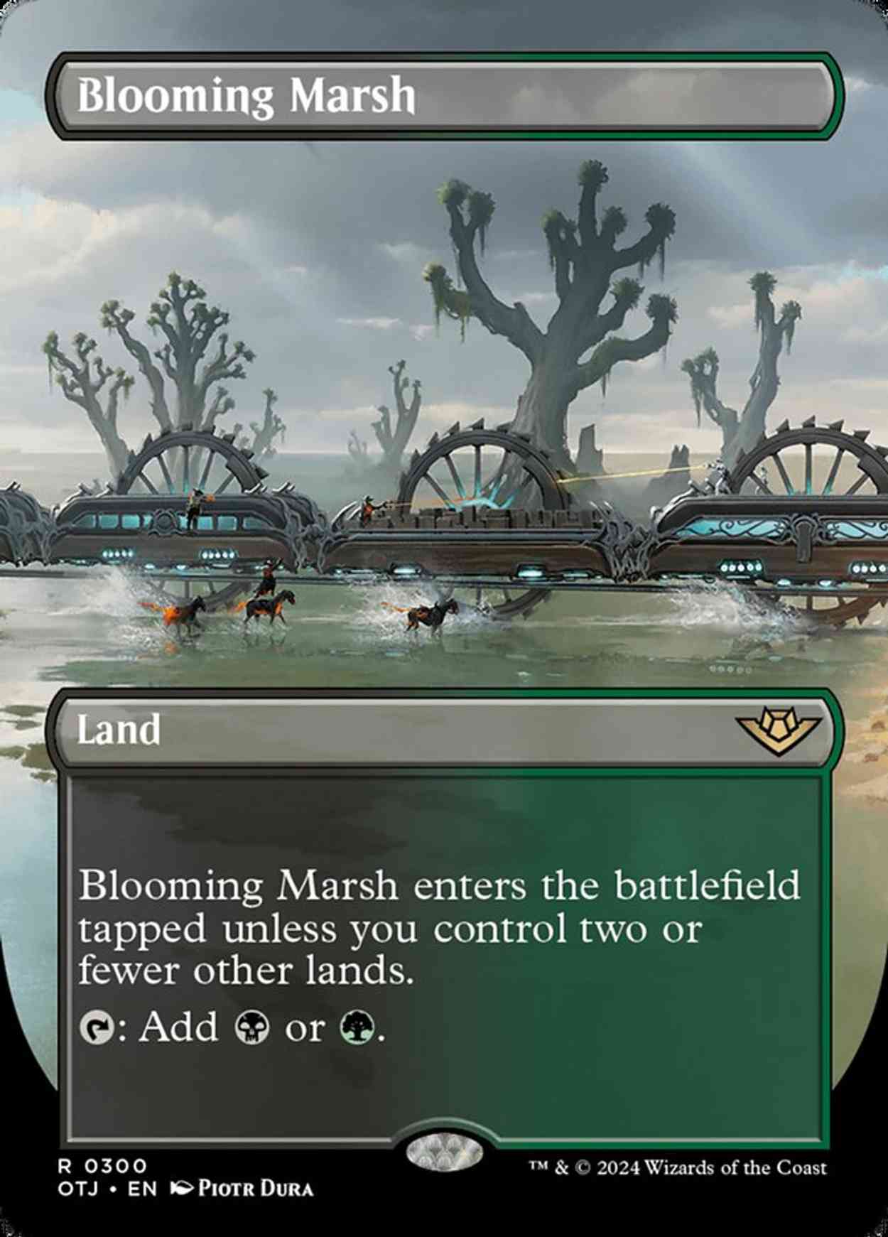 Blooming Marsh (Borderless) magic card front