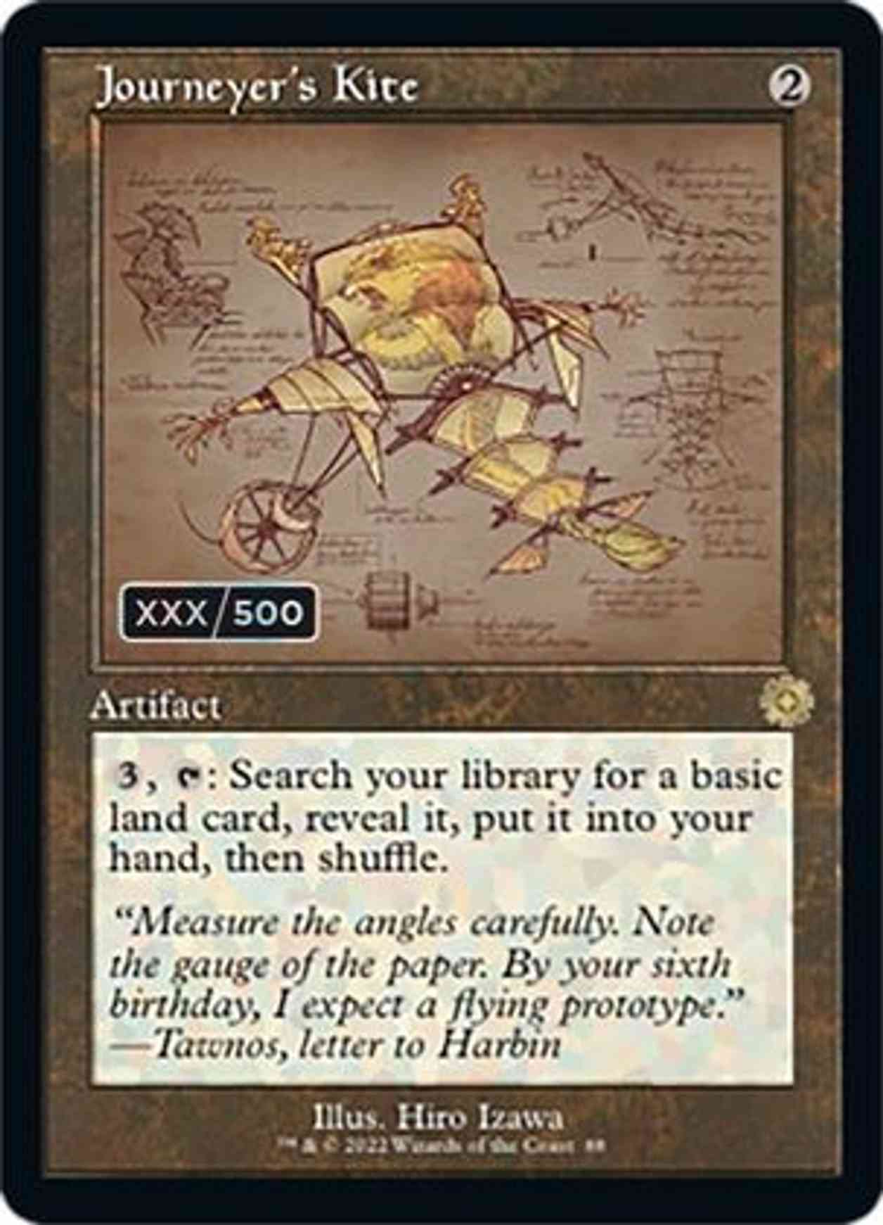 Journeyer's Kite (Schematic) (Serial Numbered) magic card front