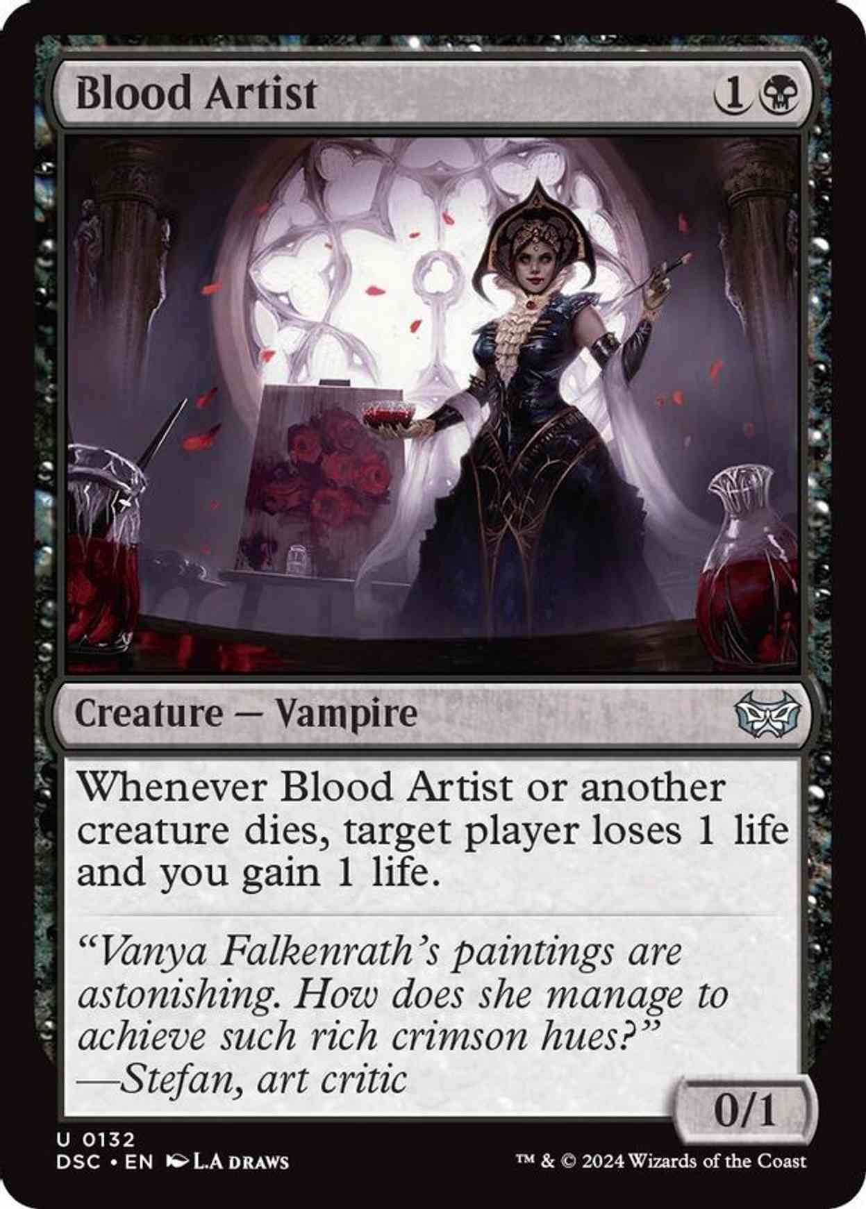 Blood Artist magic card front