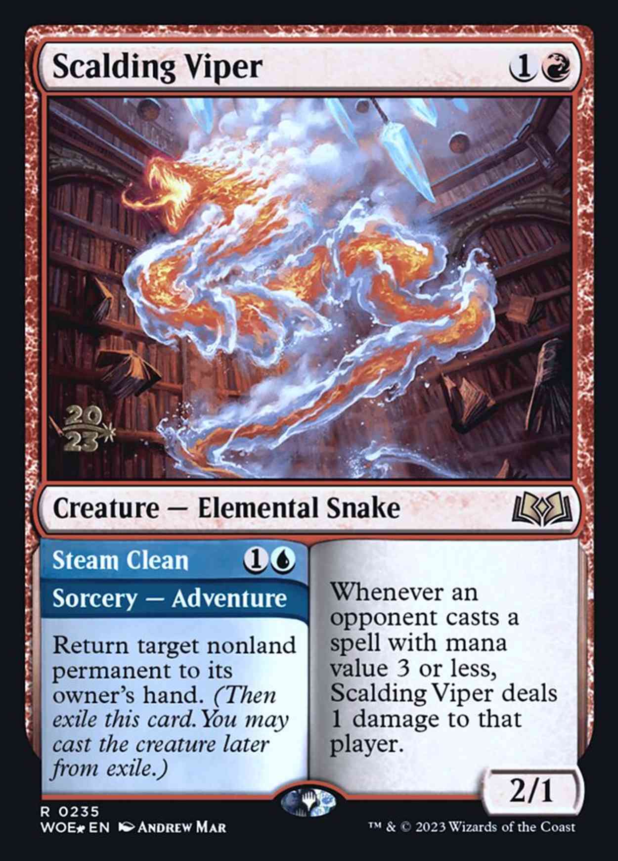 Scalding Viper magic card front