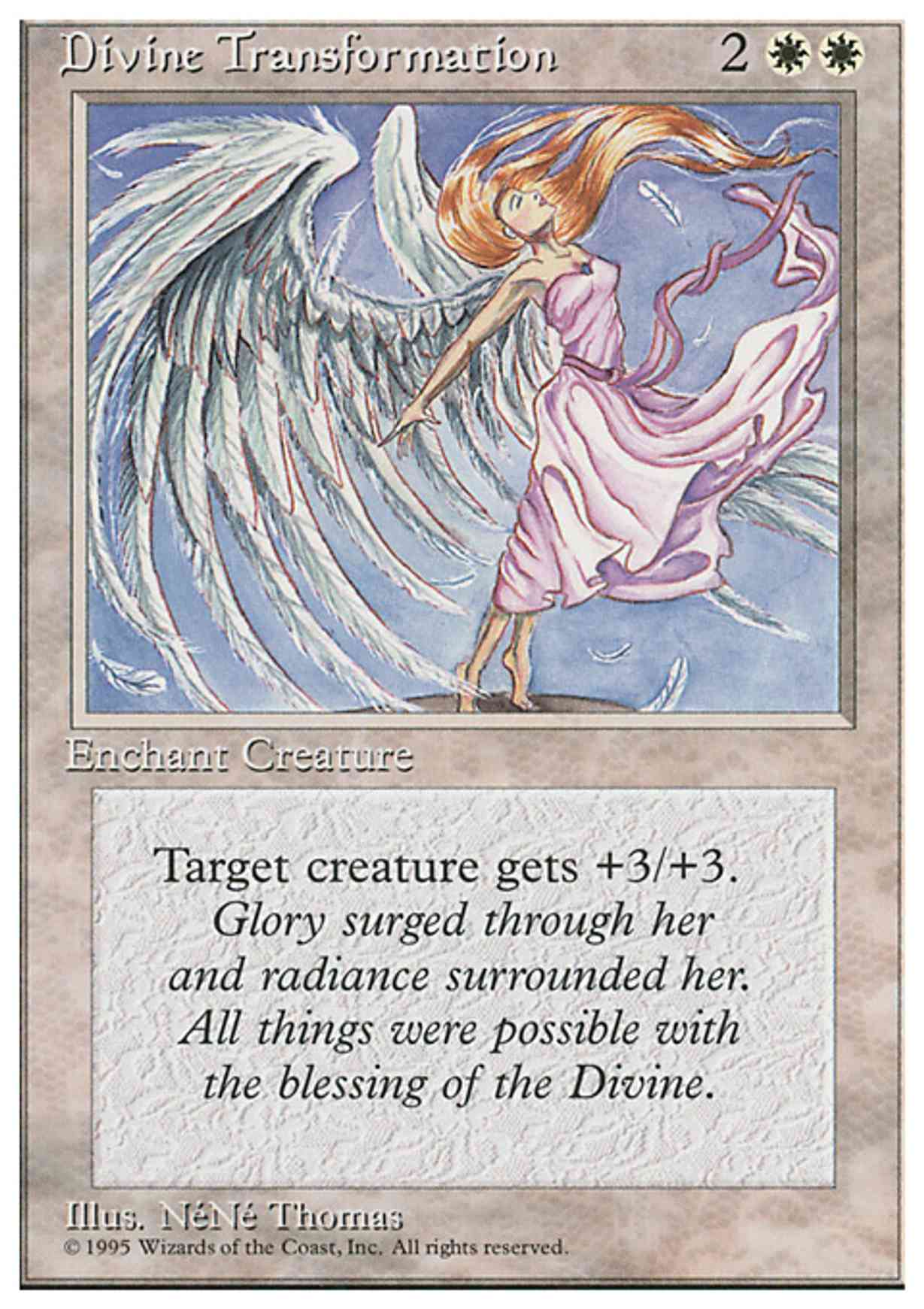 Divine Transformation magic card front