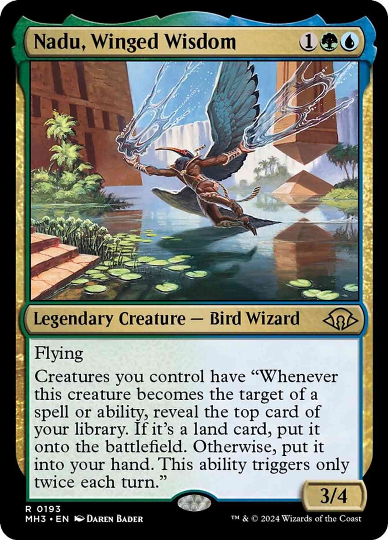 Nadu, Winged Wisdom magic card front