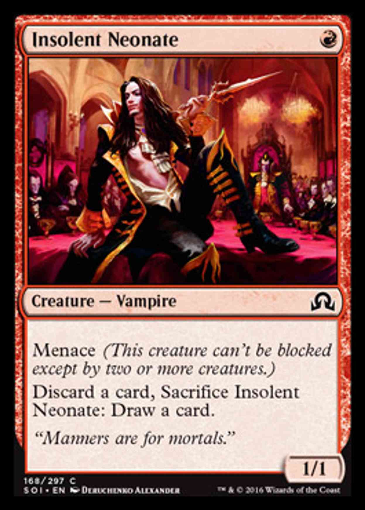 Insolent Neonate magic card front