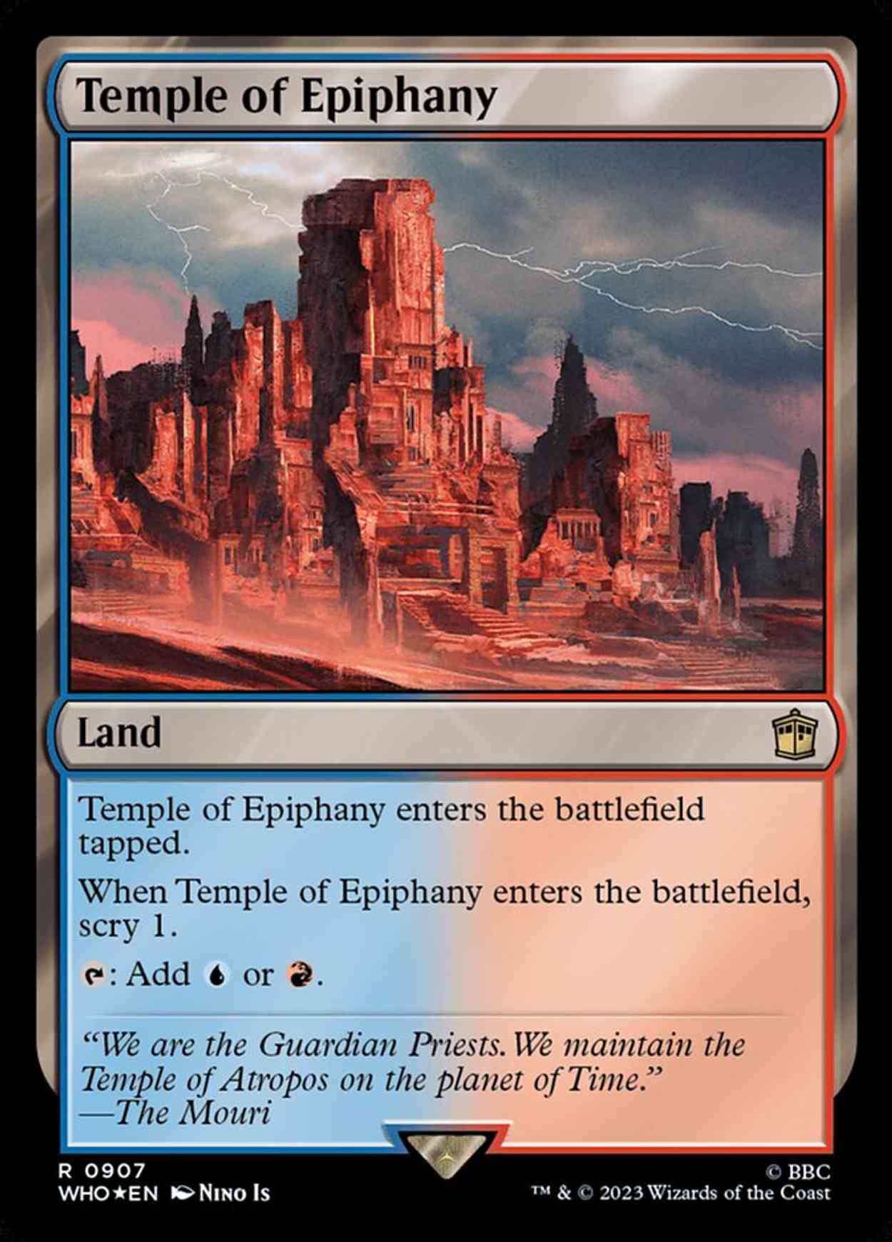 Temple of Epiphany (Surge Foil) magic card front