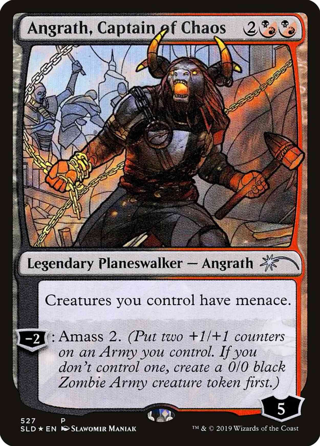 Angrath, Captain of Chaos (Stained Glass) magic card front