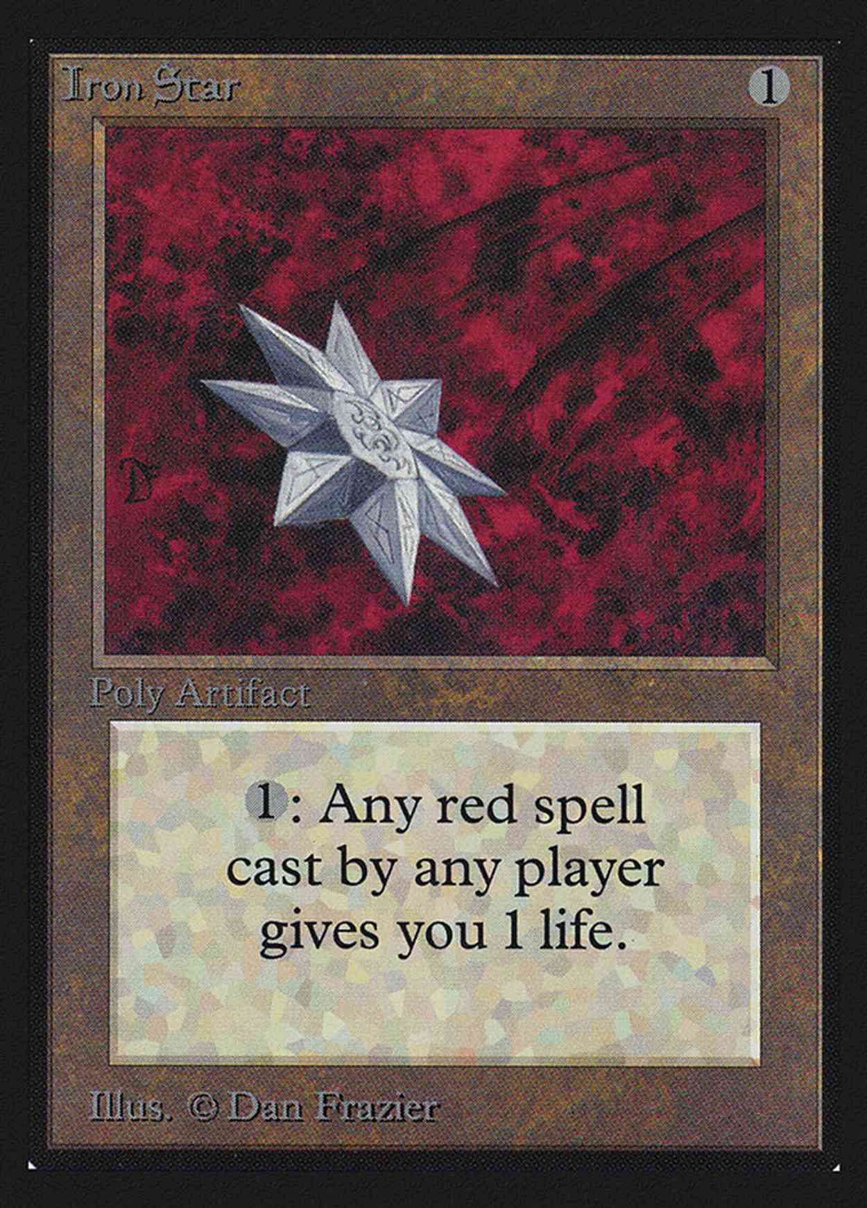 Iron Star (IE) magic card front