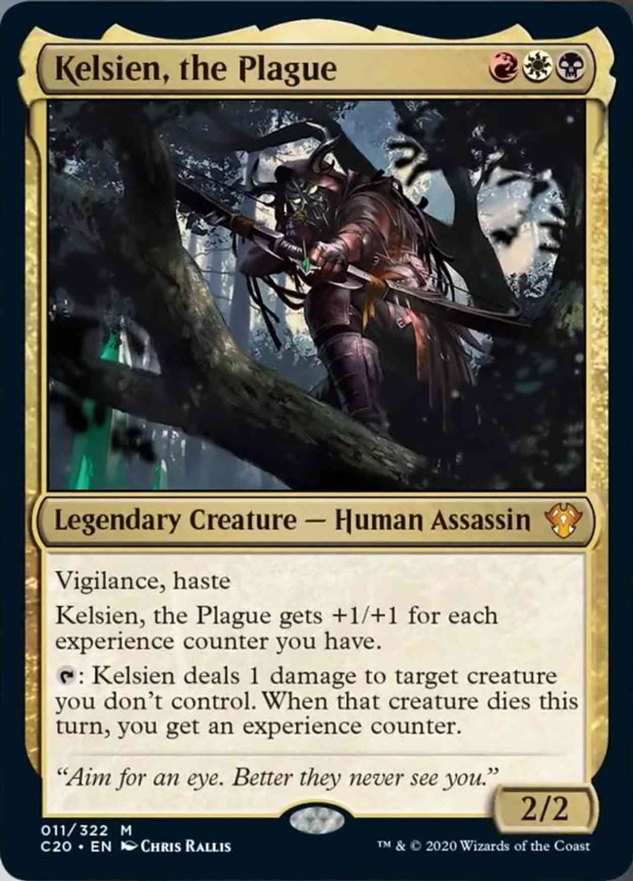 Kelsien, the Plague magic card front
