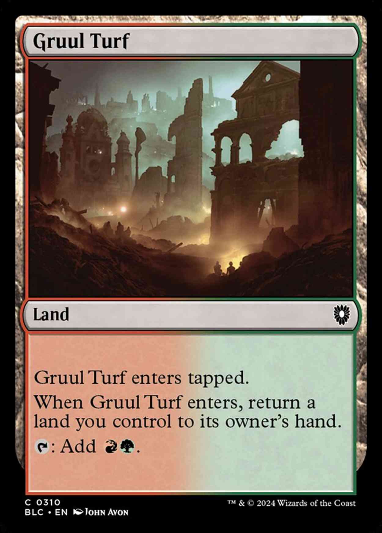 Gruul Turf magic card front