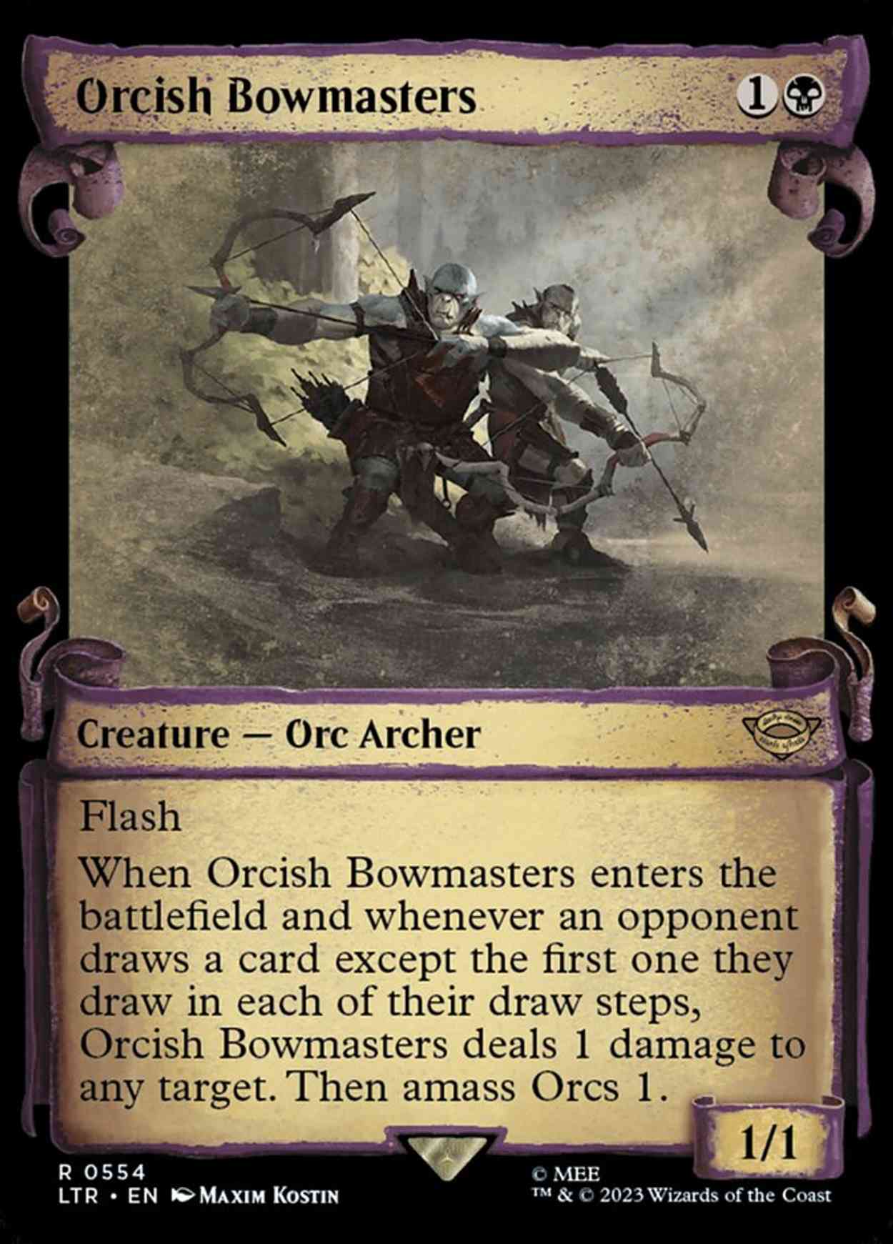 Orcish Bowmasters (Showcase Scrolls) magic card front