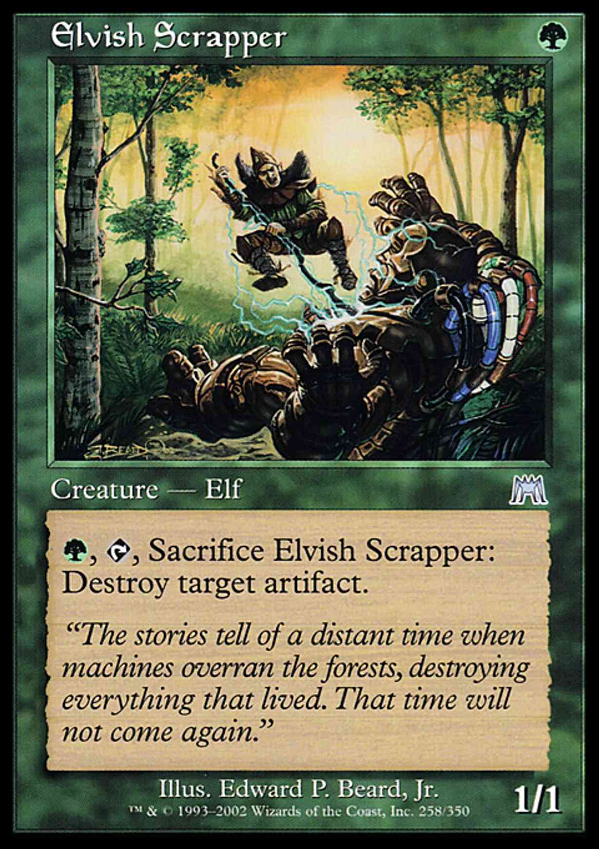 Elvish Scrapper magic card front