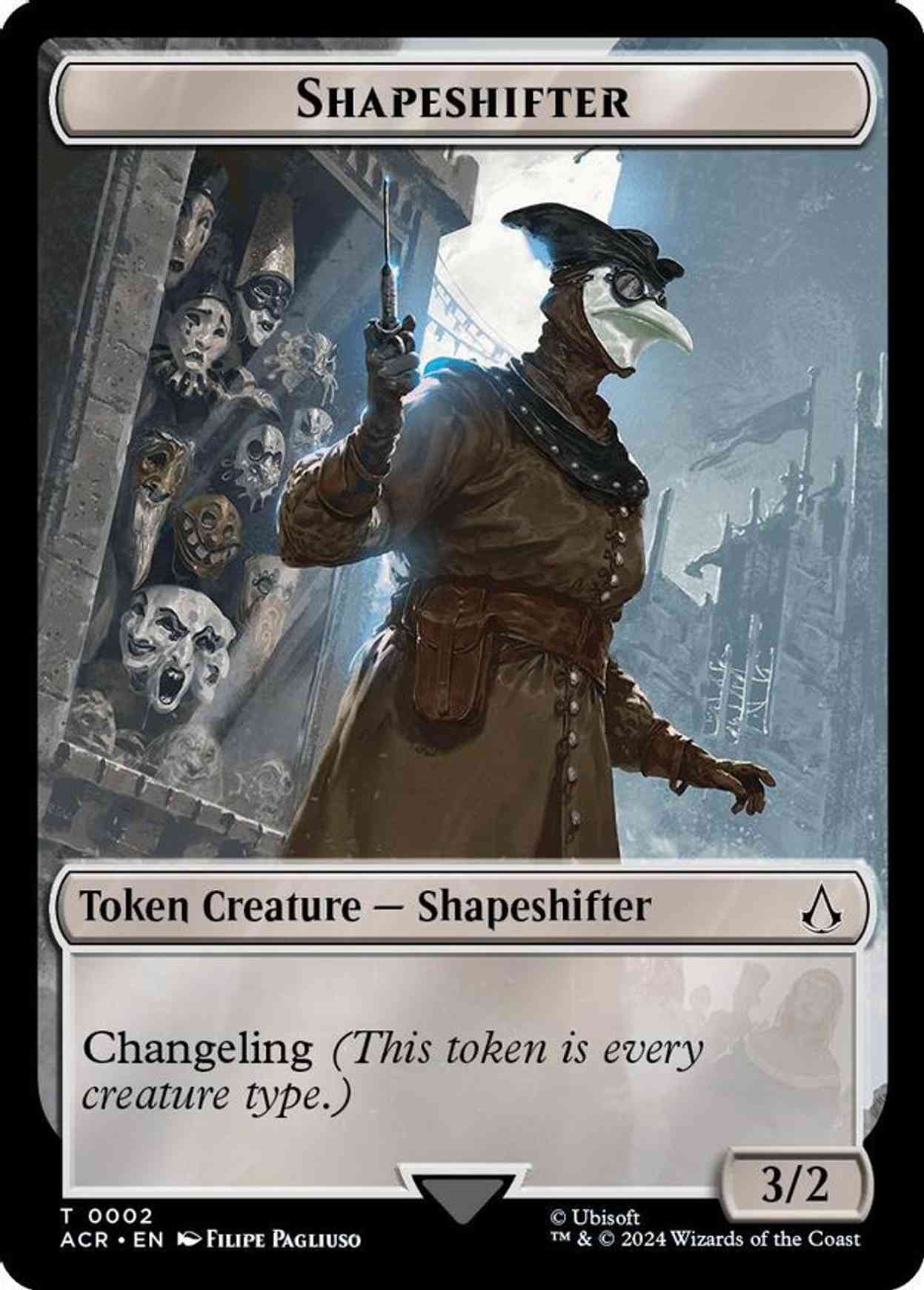 Shapeshifter Token magic card front