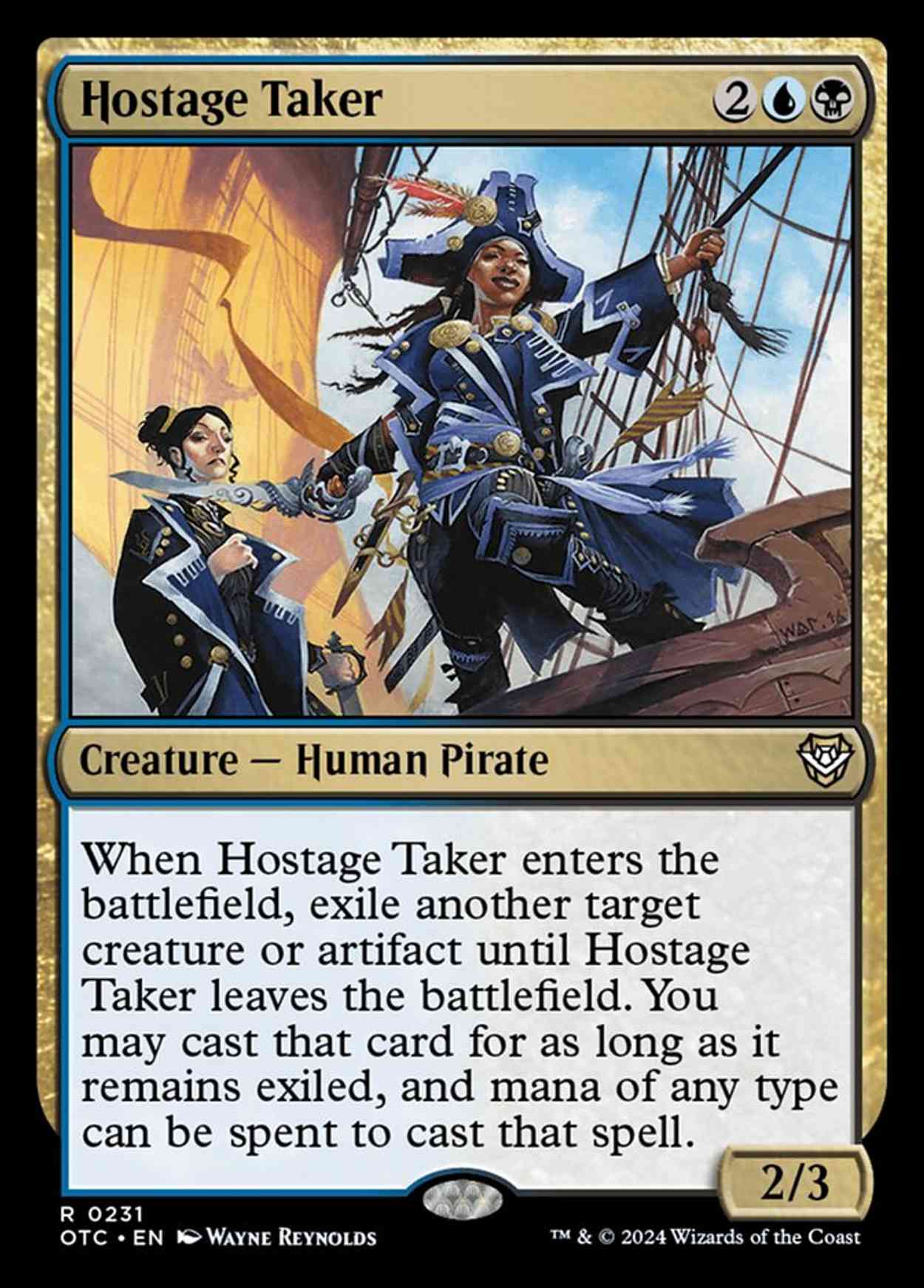 Hostage Taker magic card front