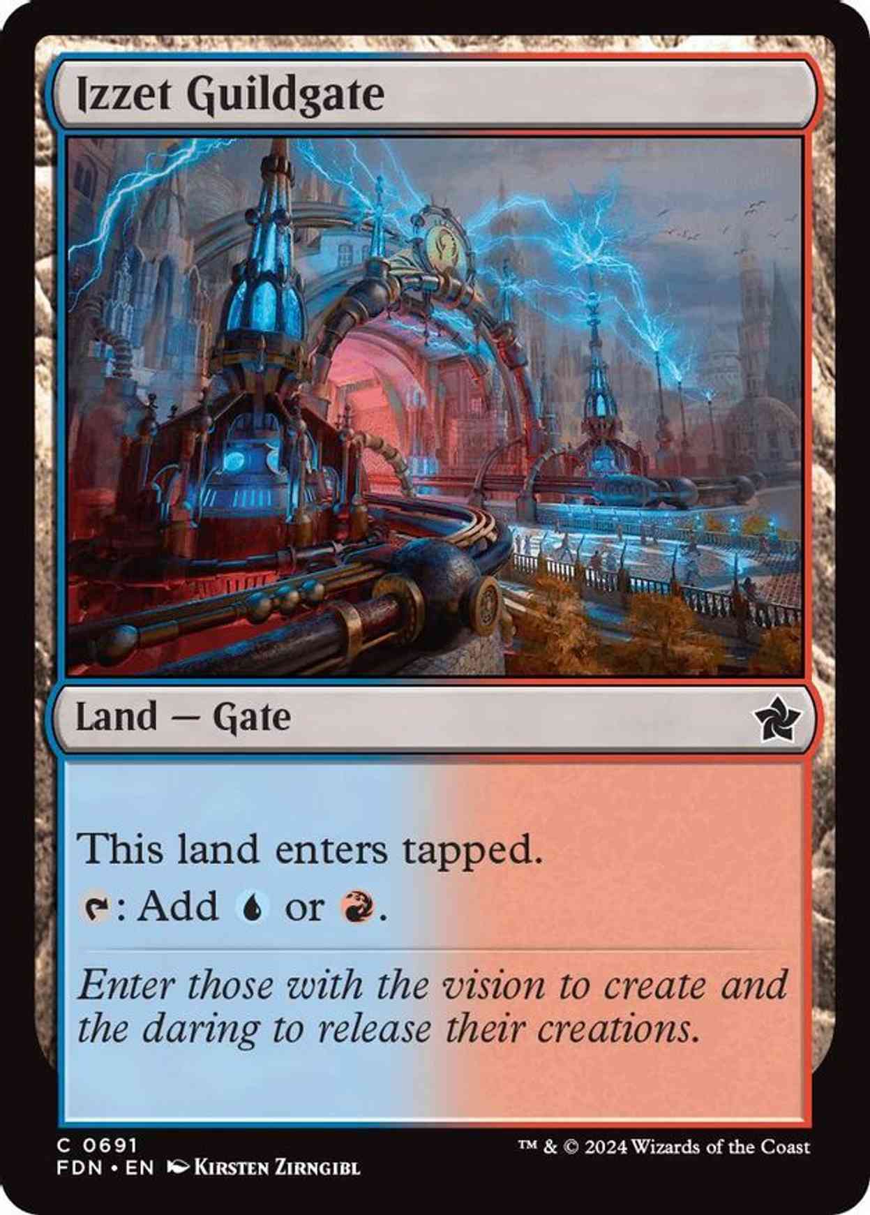 Izzet Guildgate magic card front