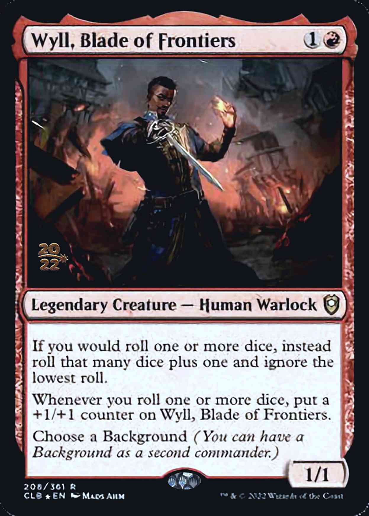 Wyll, Blade of Frontiers magic card front