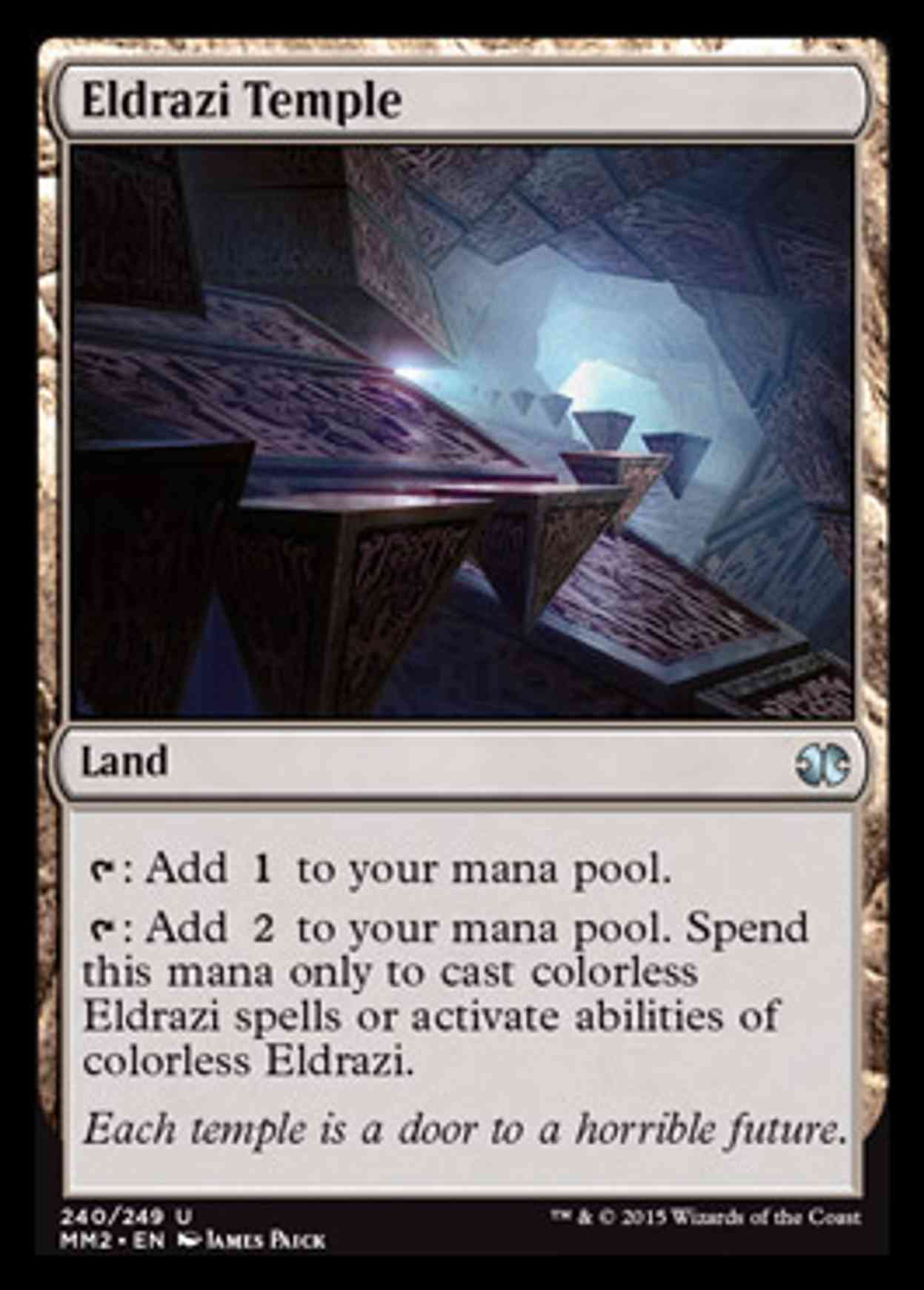 Eldrazi Temple magic card front