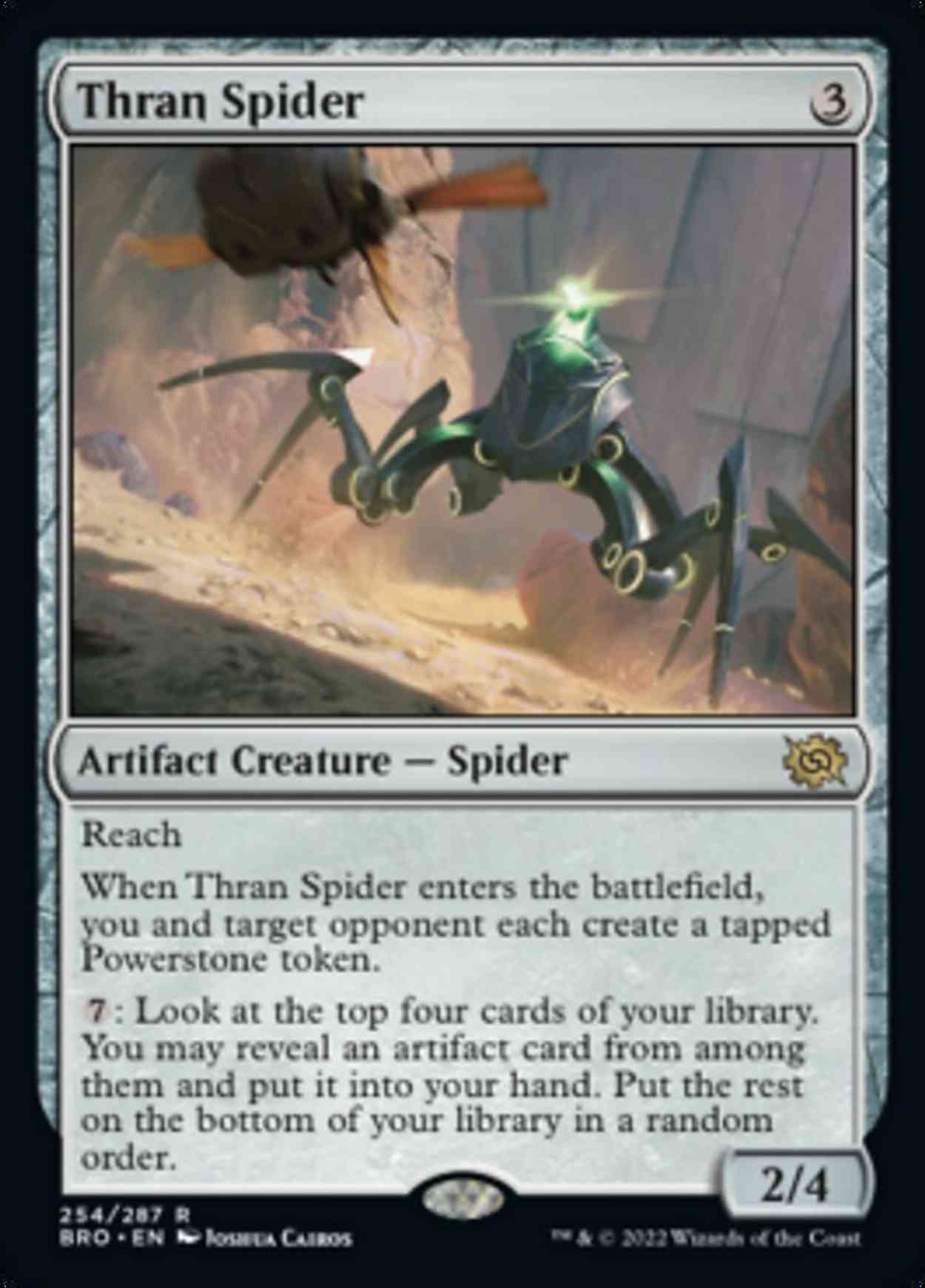Thran Spider magic card front
