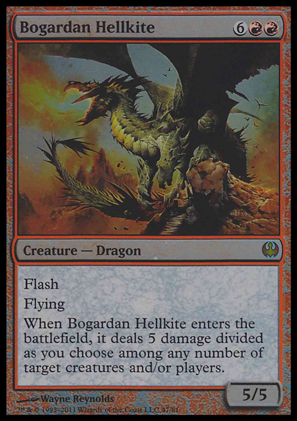 Bogardan Hellkite magic card front