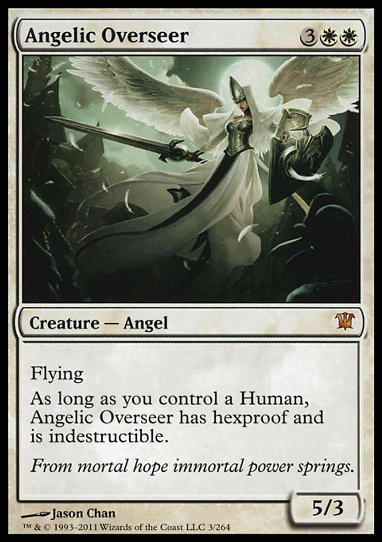Angelic Overseer magic card front