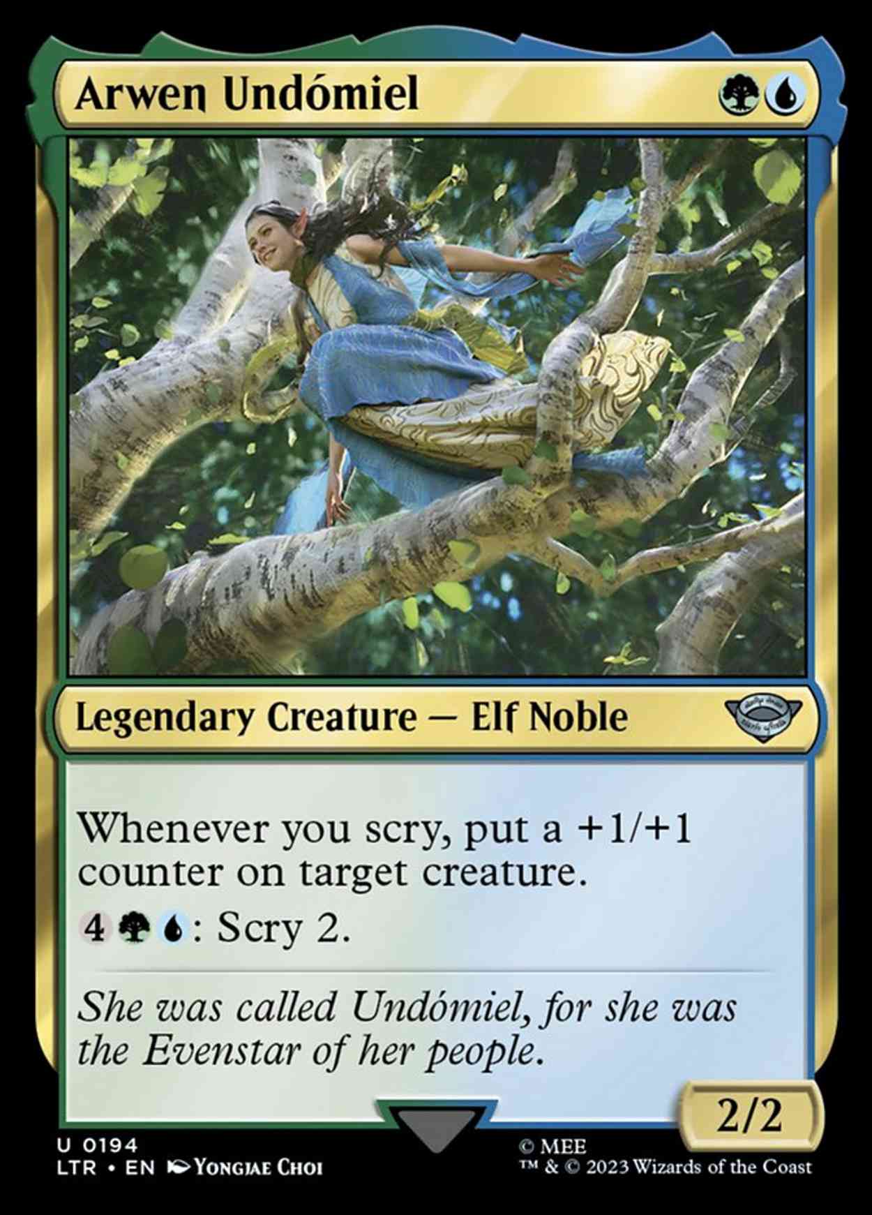 Arwen Undómiel magic card front