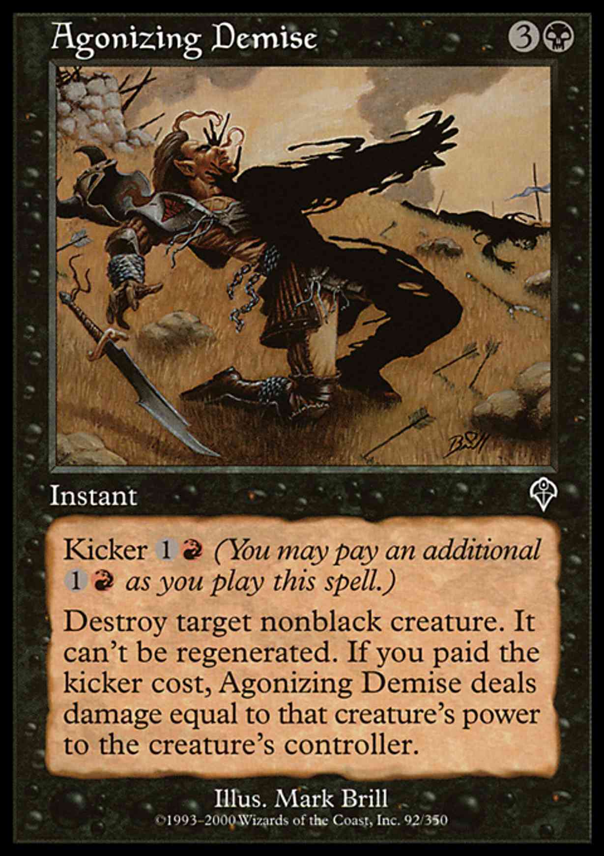 Agonizing Demise magic card front