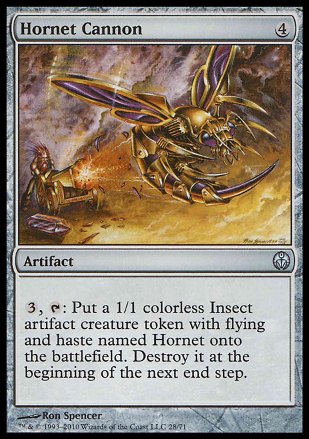 Hornet Cannon magic card front