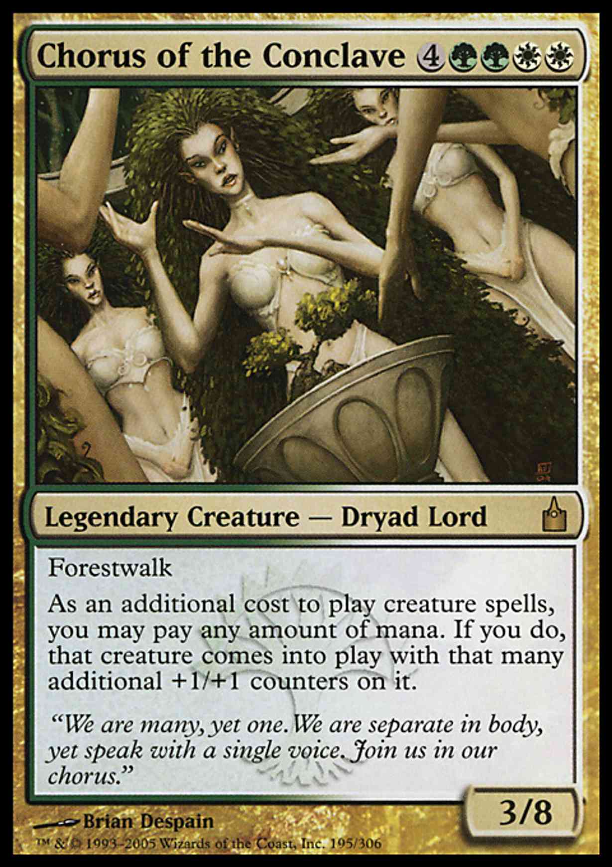 Chorus of the Conclave magic card front