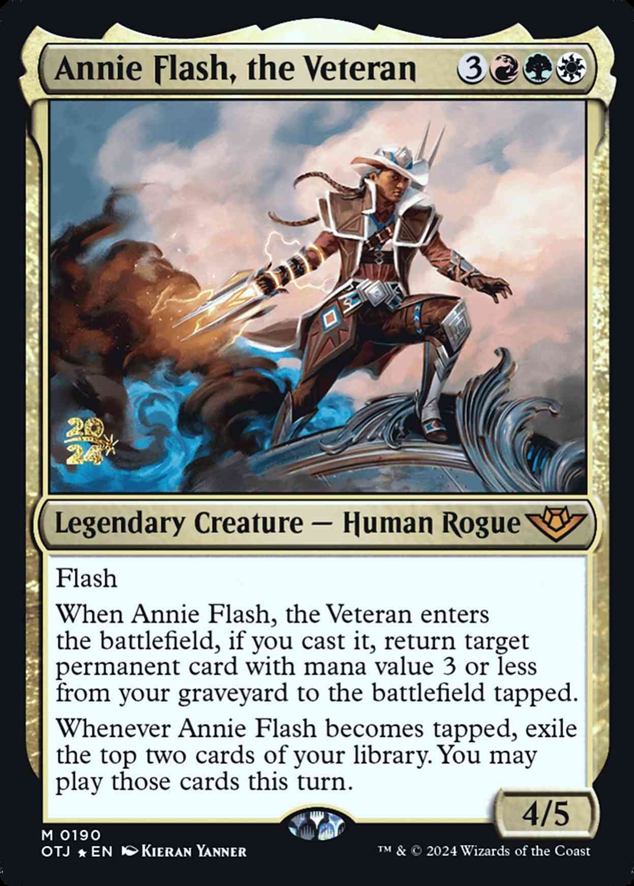 Annie Flash, the Veteran magic card front